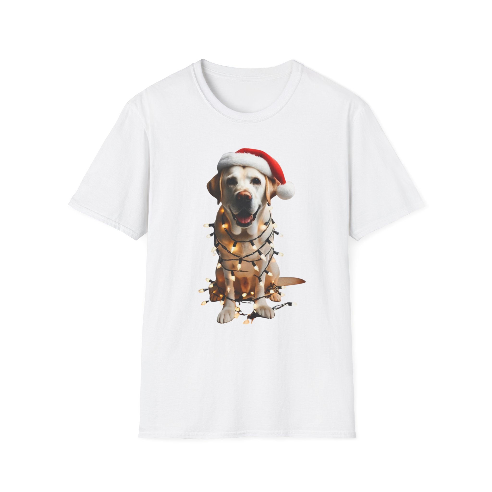 Merry XMas Labrador - Unisex Softstyle T-Shirt