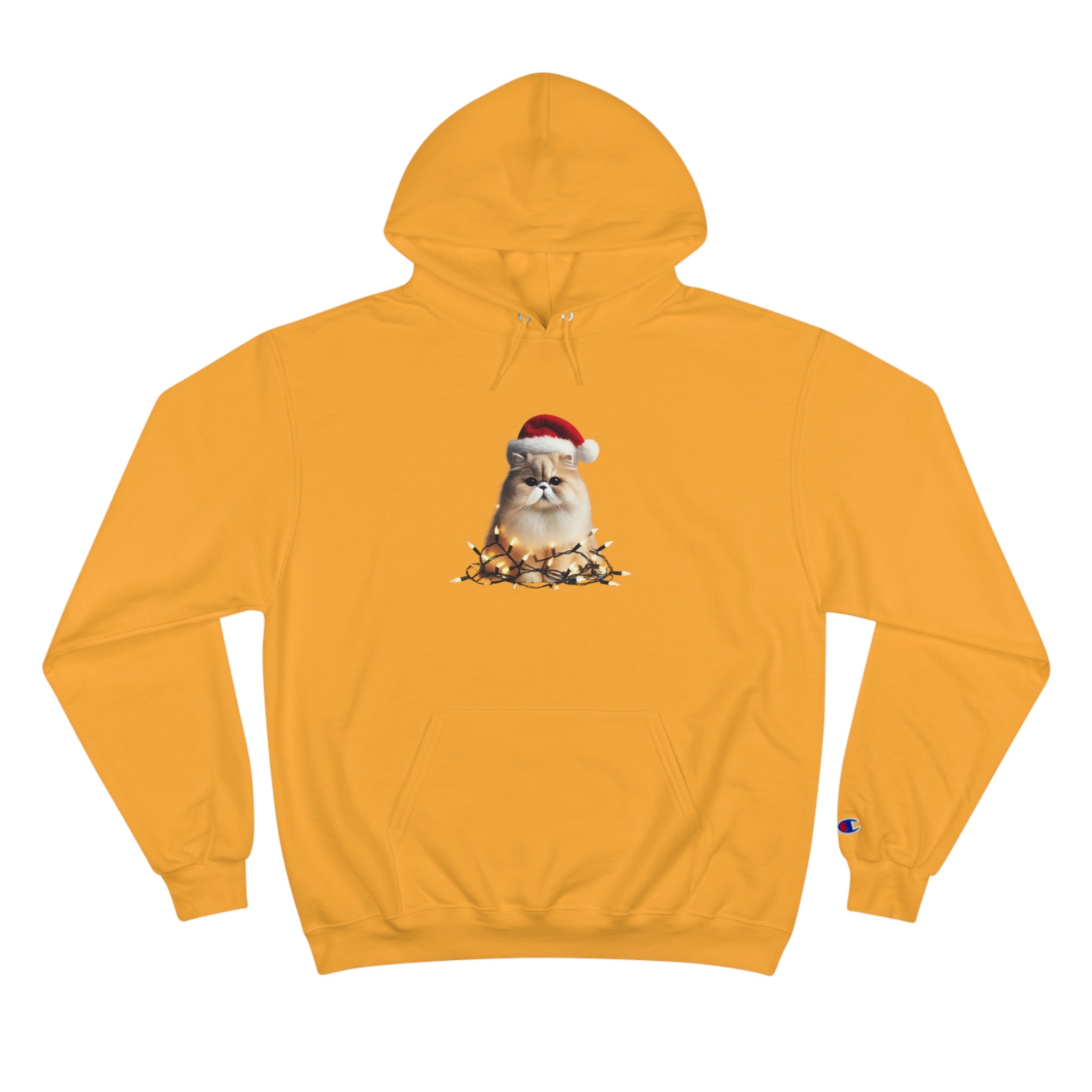 Christmas Persian Cat - Champion Hoodie