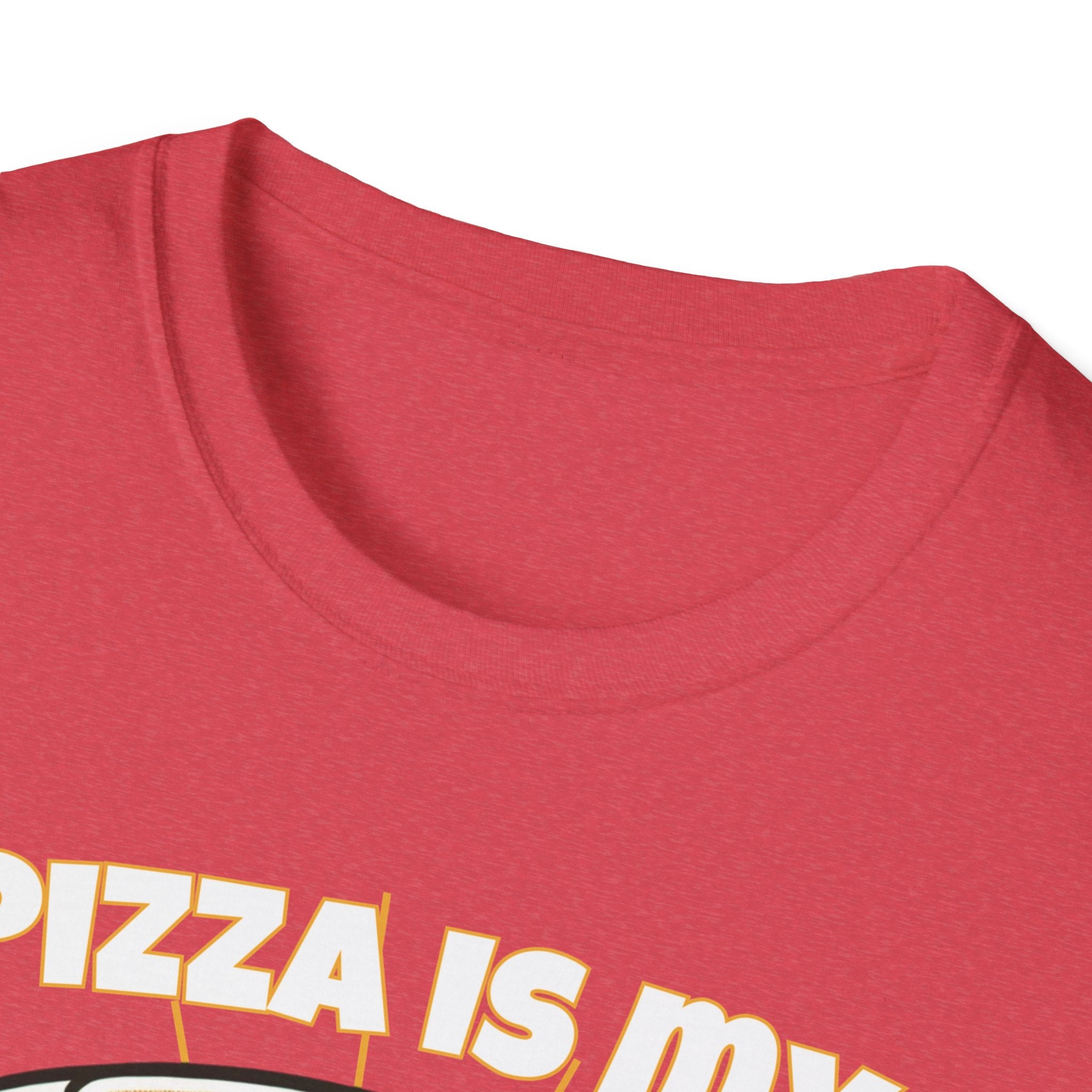 Funny Pizza Quote Unisex Softstyle T-Shirt, Spirit Animal Tee, Daily Cozy Shirt, Pizza Lover Gift, Foodie Shirt