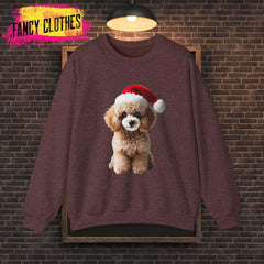 Christmas Poodle Sweatshirt