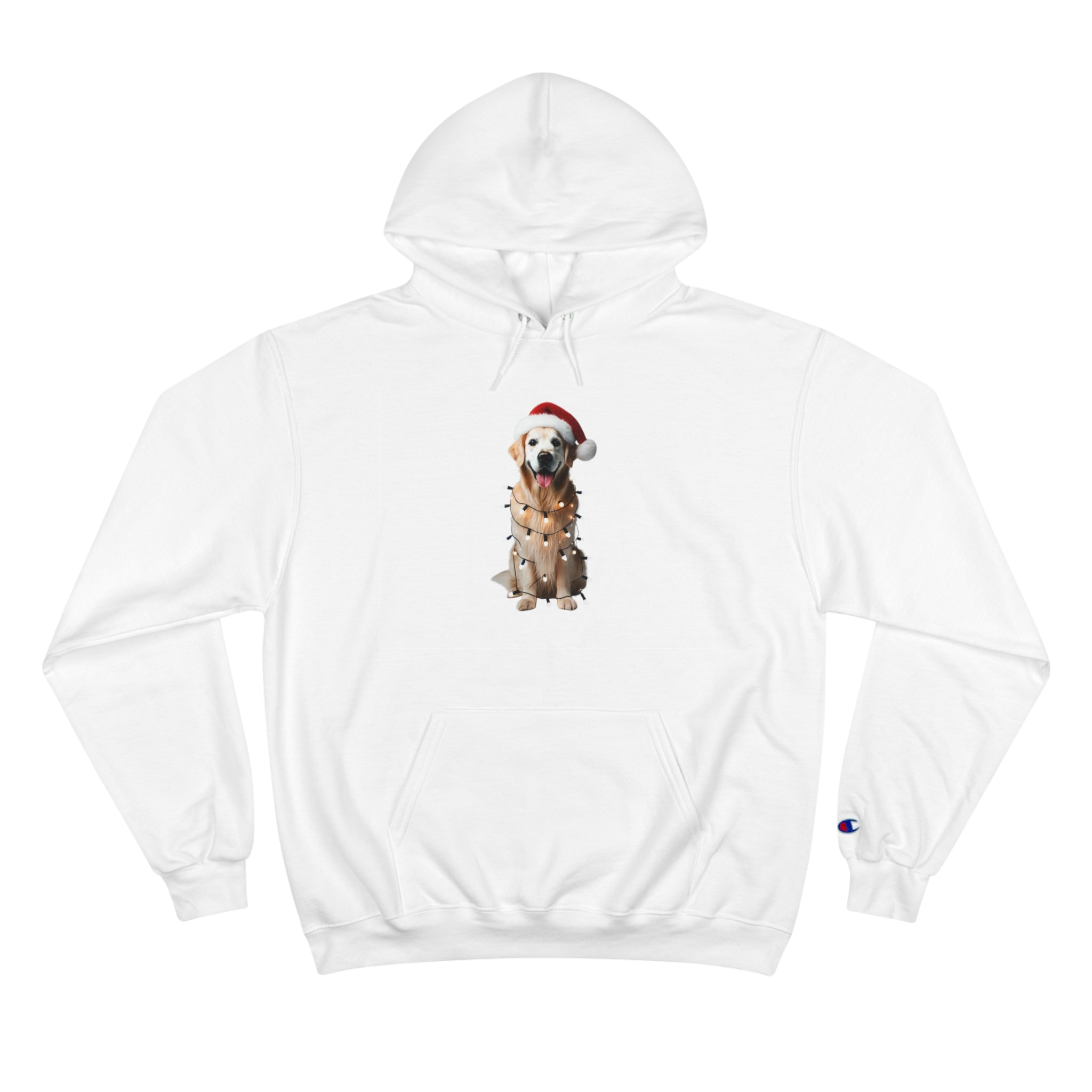 Golden Retriever Christmas Cheer - Champion Hoodie