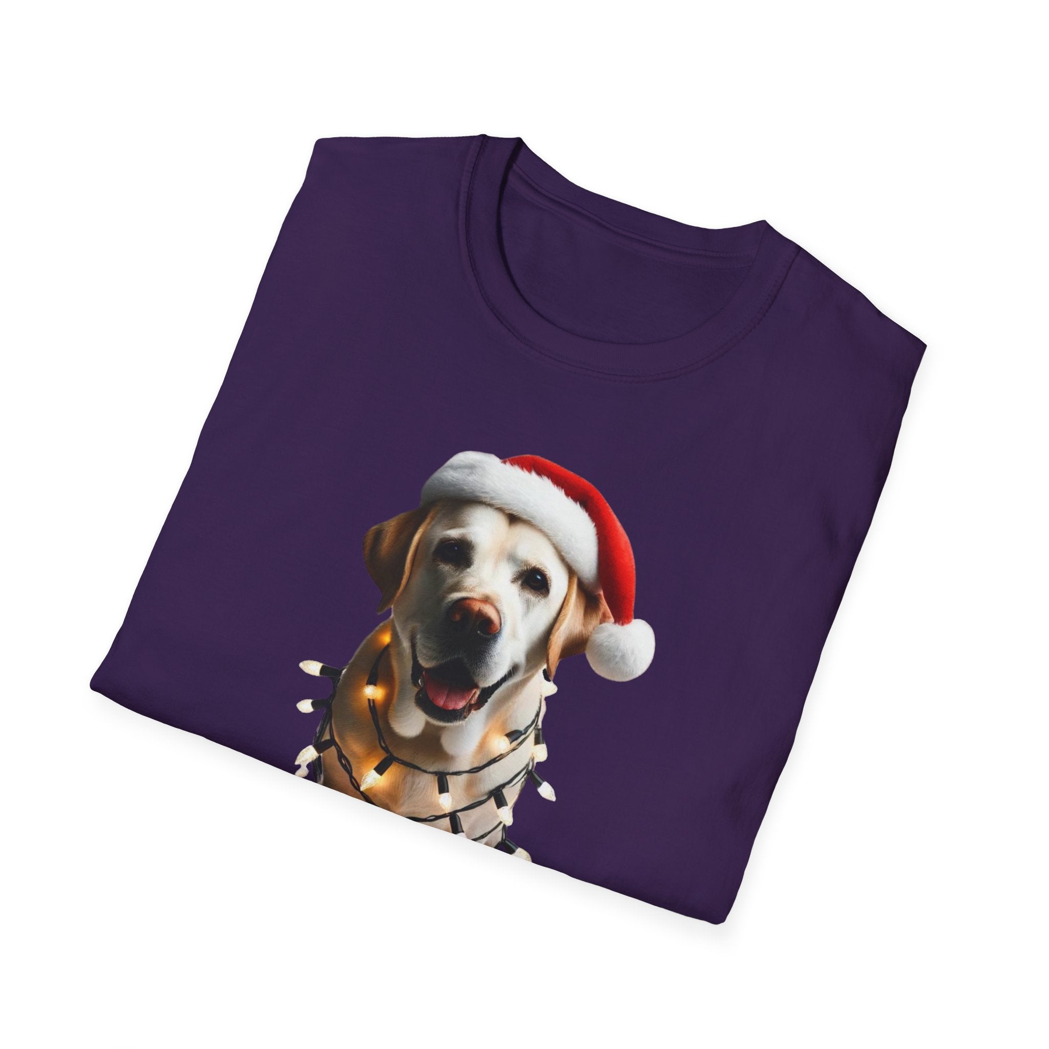 Merry XMas Labrador - Unisex Softstyle T-Shirt