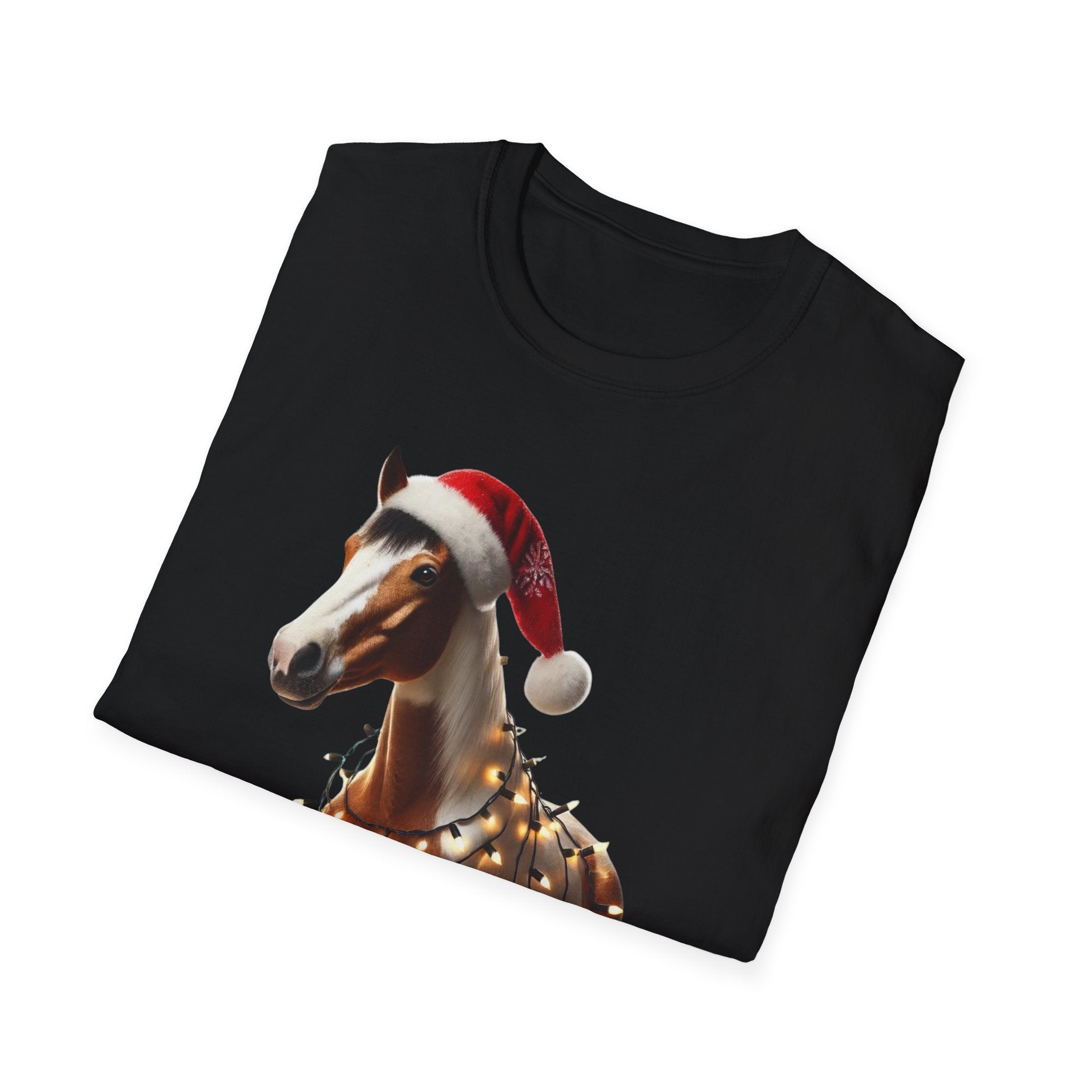 Thoroughbred Christmas Spirit - Unisex Softstyle T-Shirt