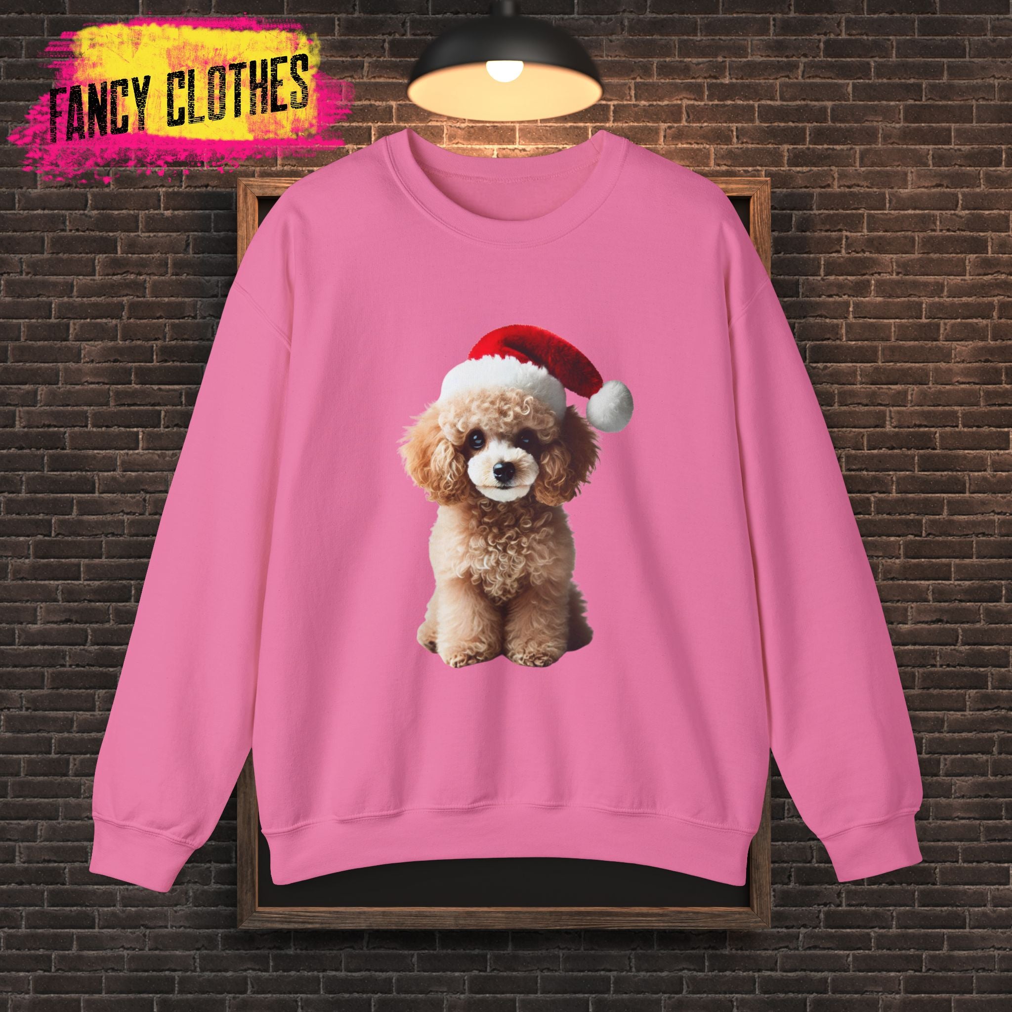 Christmas Poodle Sweatshirt