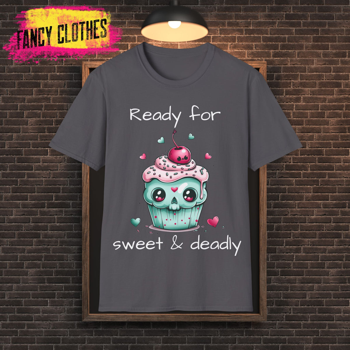 Unisex T-Shirt Sweet & Deadly Cupcakes Graphic Tee