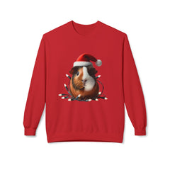 Merry Guinea Pig Joy - Unisex Midweight Softstyle Fleece Crewneck Sweatshirt