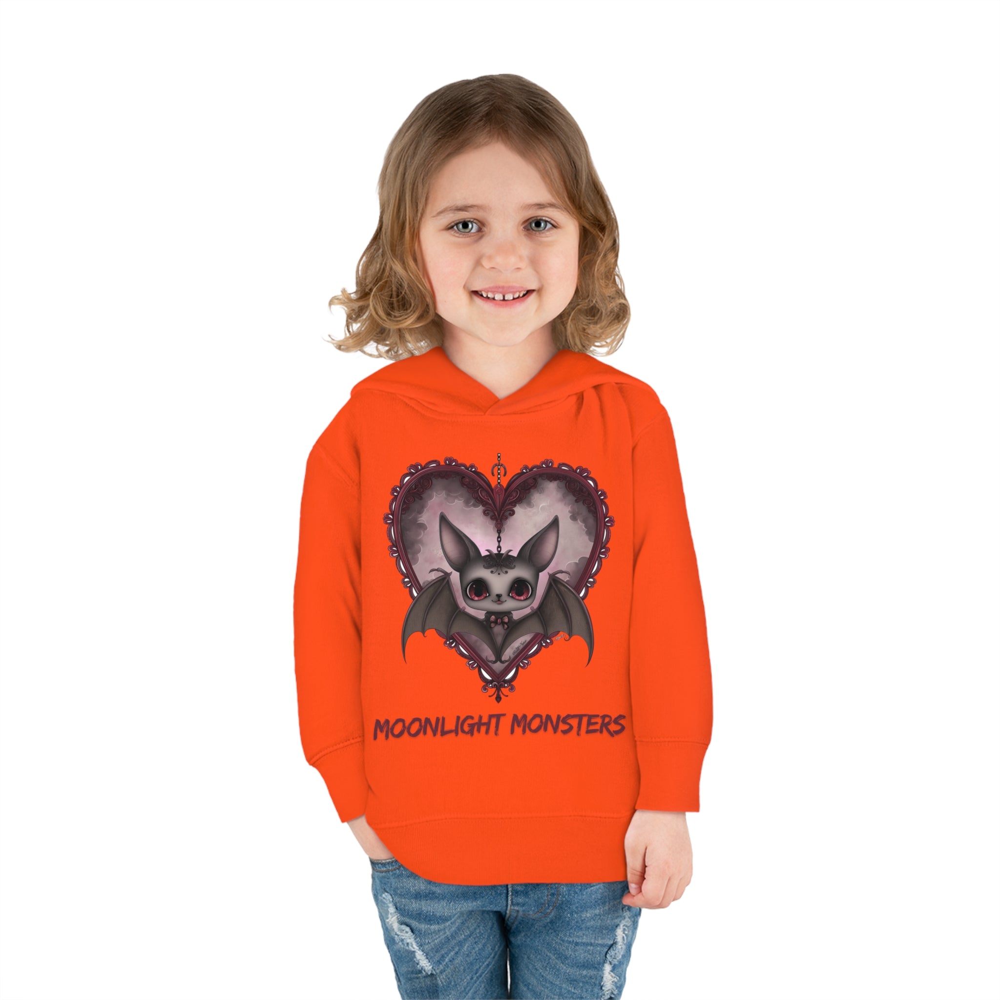 Moonlight Monsters Toddler Halloween Hoodie - Soft & Cozy Pullover for Little Ghouls!