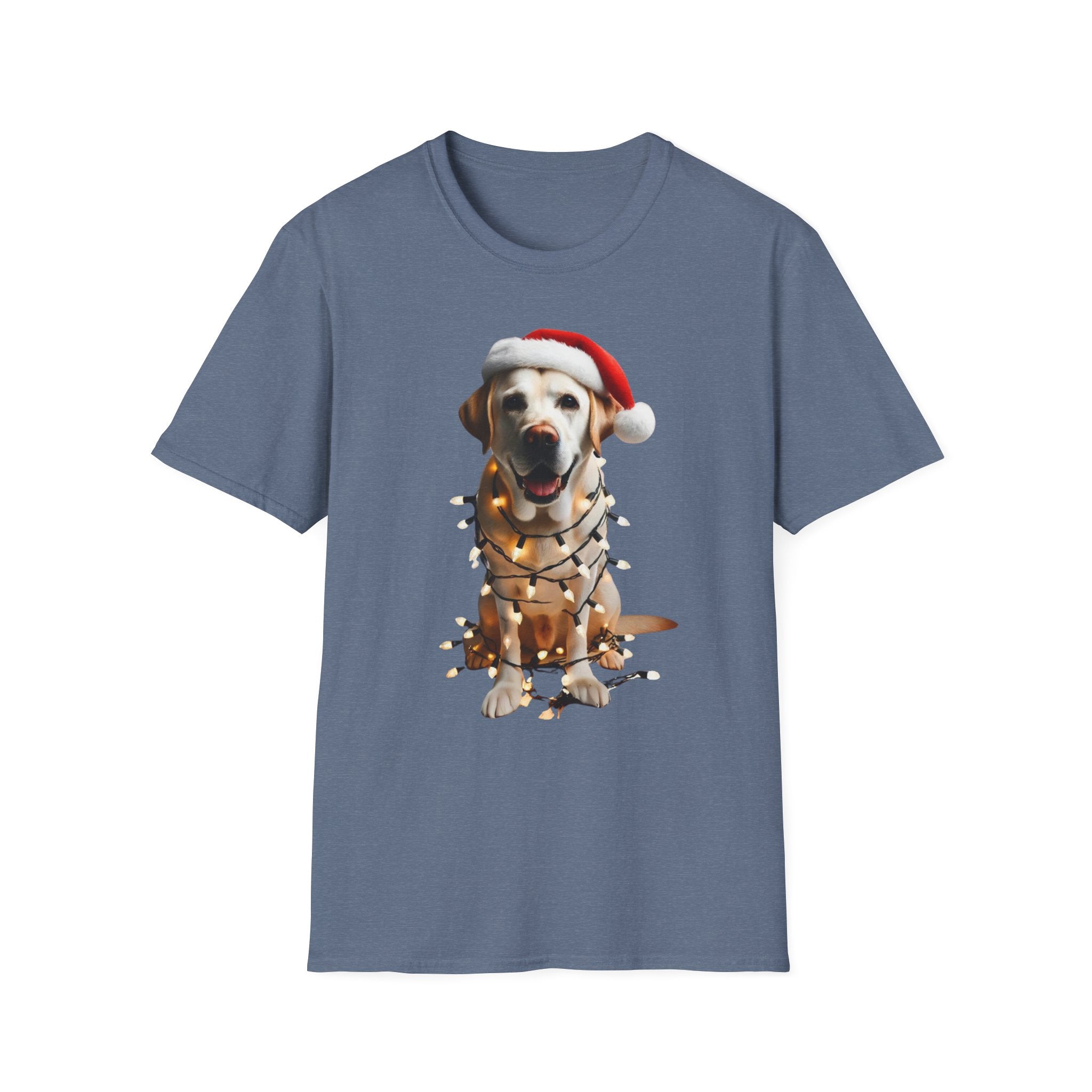 Merry XMas Labrador - Unisex Softstyle T-Shirt