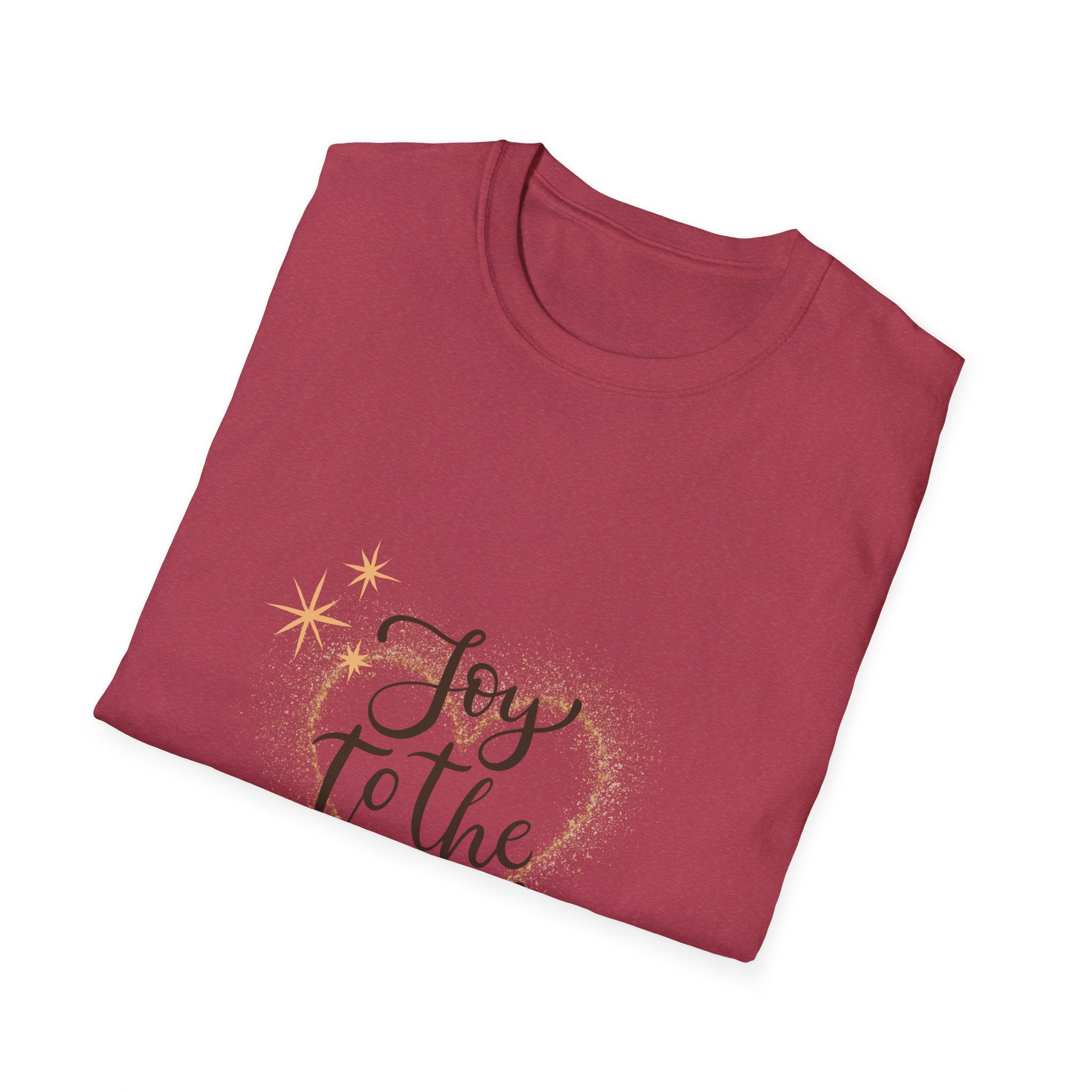 Christmas Joy Unisex Softstyle T-Shirt, Holiday Tee, Festive Apparel, Xmas Shirt, Winter Clothing