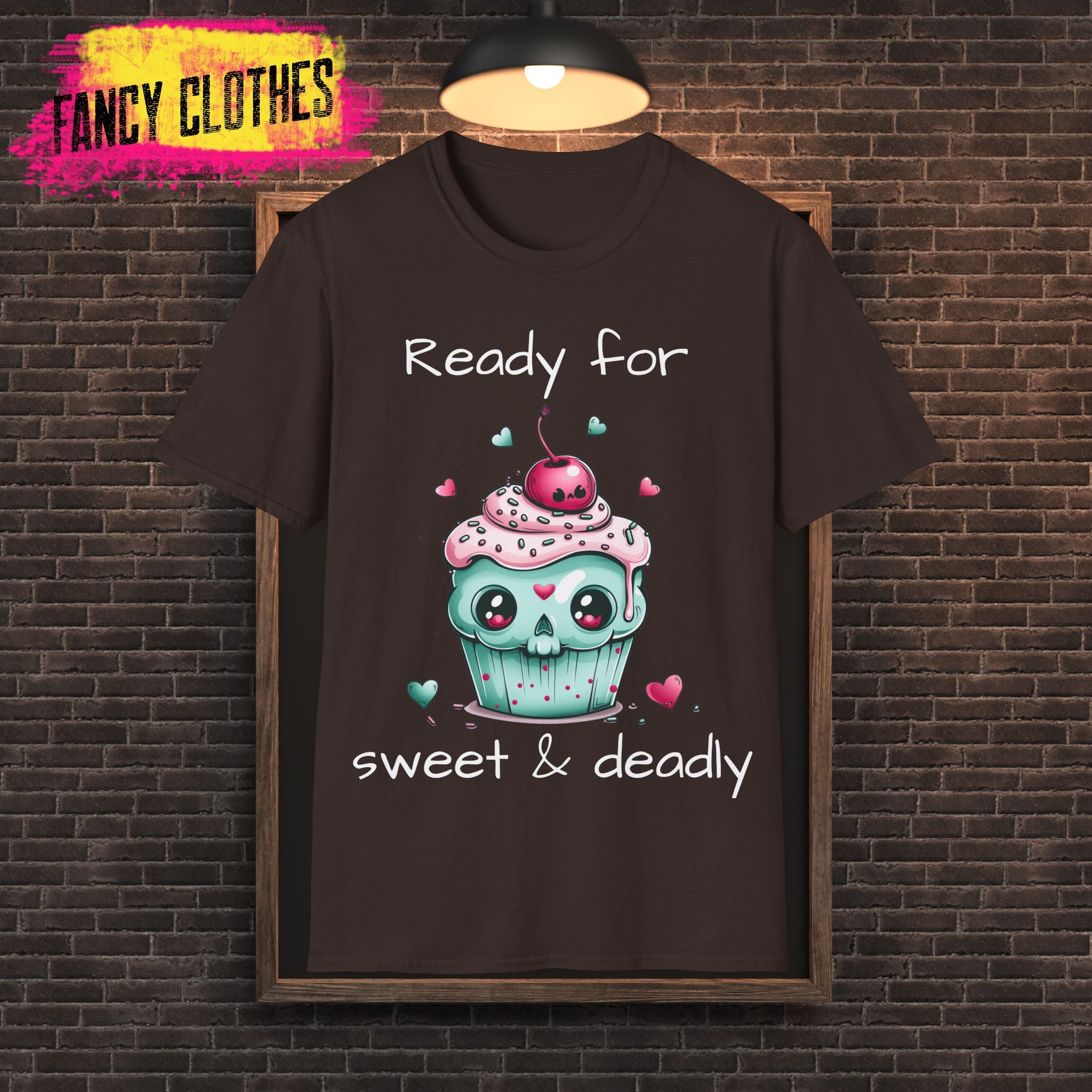 Unisex T-Shirt Sweet & Deadly Cupcakes Graphic Tee