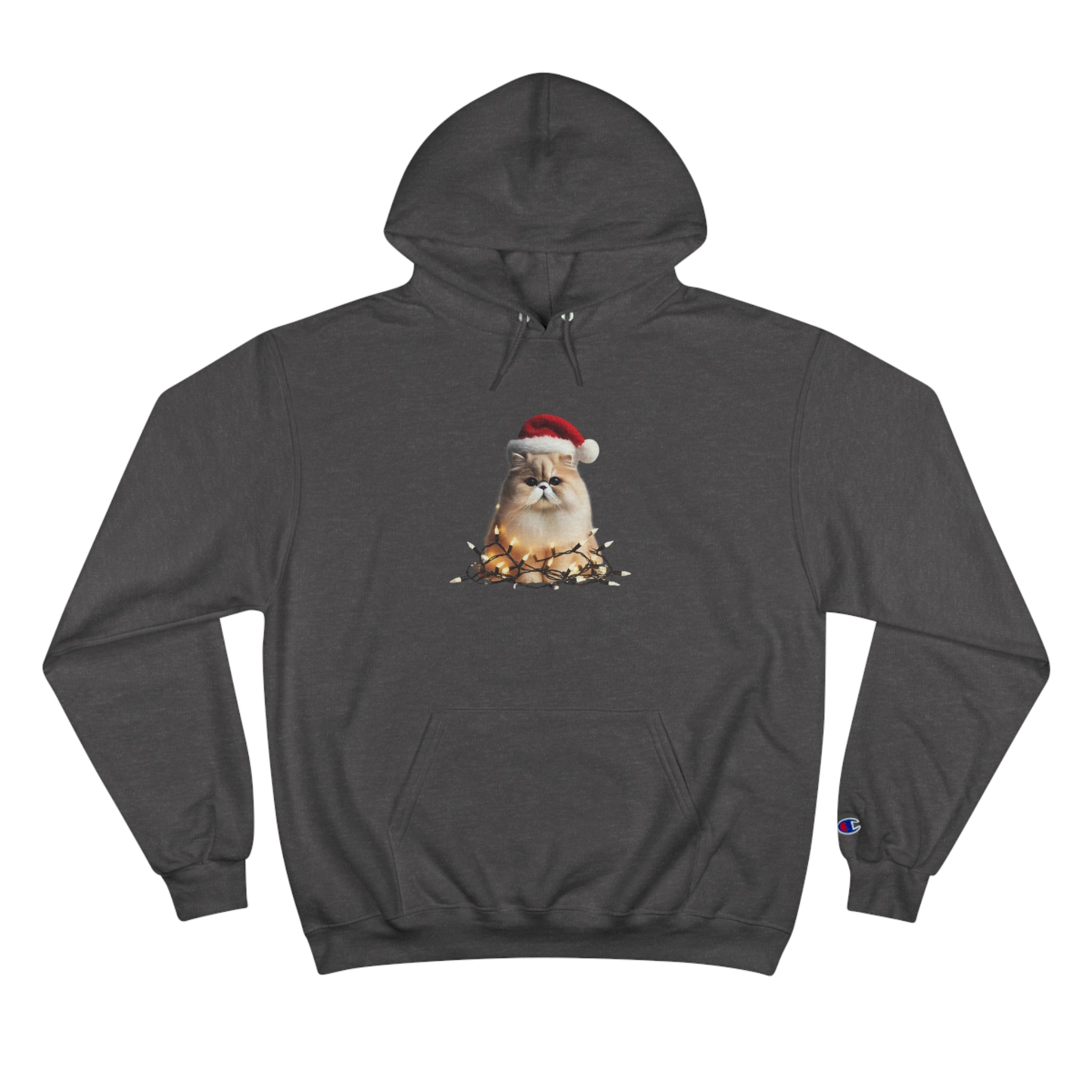 Christmas Persian Cat - Champion Hoodie