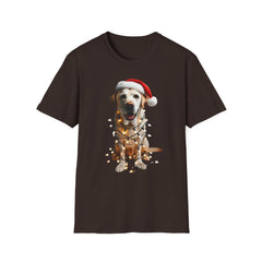 Merry XMas Labrador - Unisex Softstyle T-Shirt