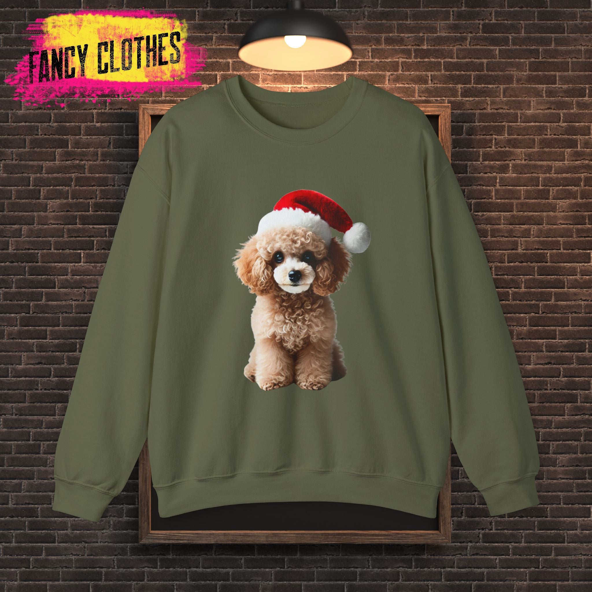 Christmas Poodle Sweatshirt