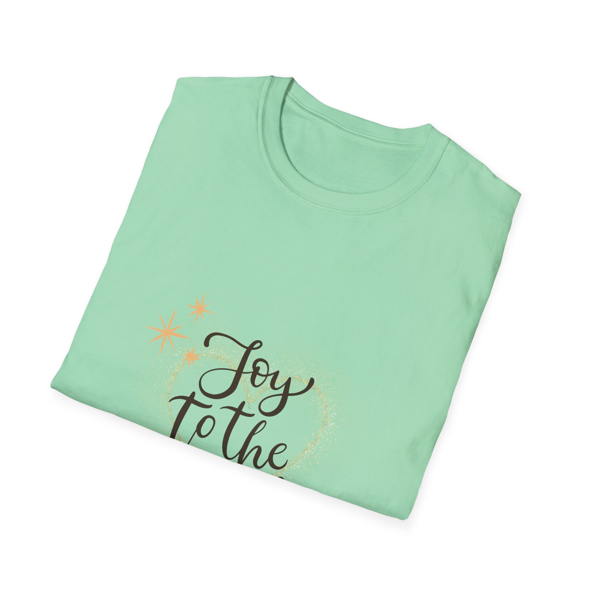 Christmas Joy Unisex Softstyle T-Shirt, Holiday Tee, Festive Apparel, Xmas Shirt, Winter Clothing