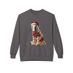 Paint Horse Festivities - Unisex Midweight Softstyle Fleece Crewneck Sweatshirt