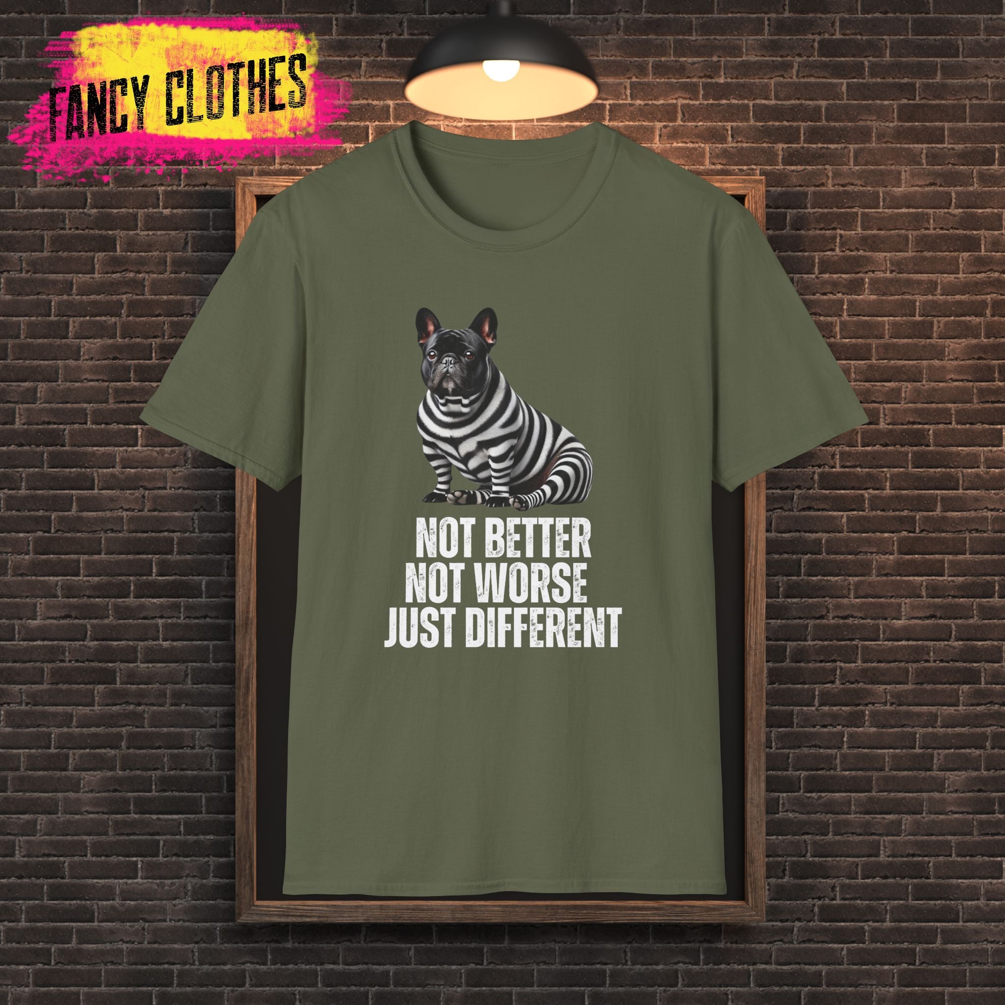 Unisex Softstyle T-Shirt - Frenchi Not better, not worse, just different