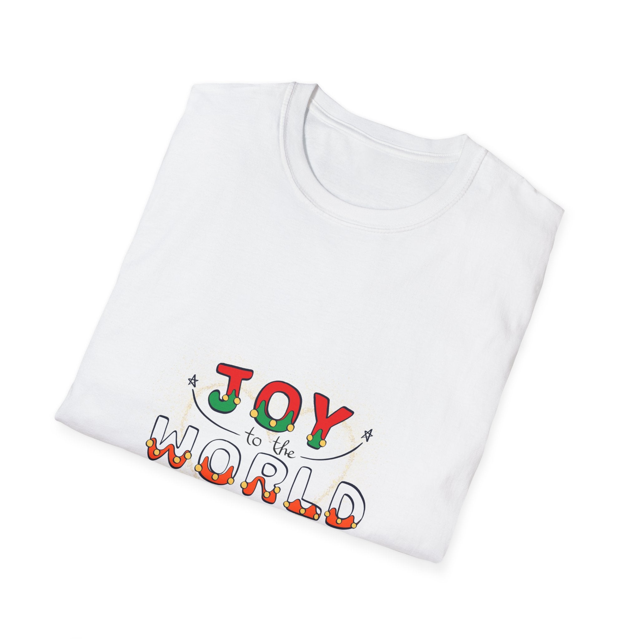 Christmas Joy Unisex Softstyle T-Shirt, Holiday Tee, Festive Apparel, Xmas Shirt, Winter Clothing