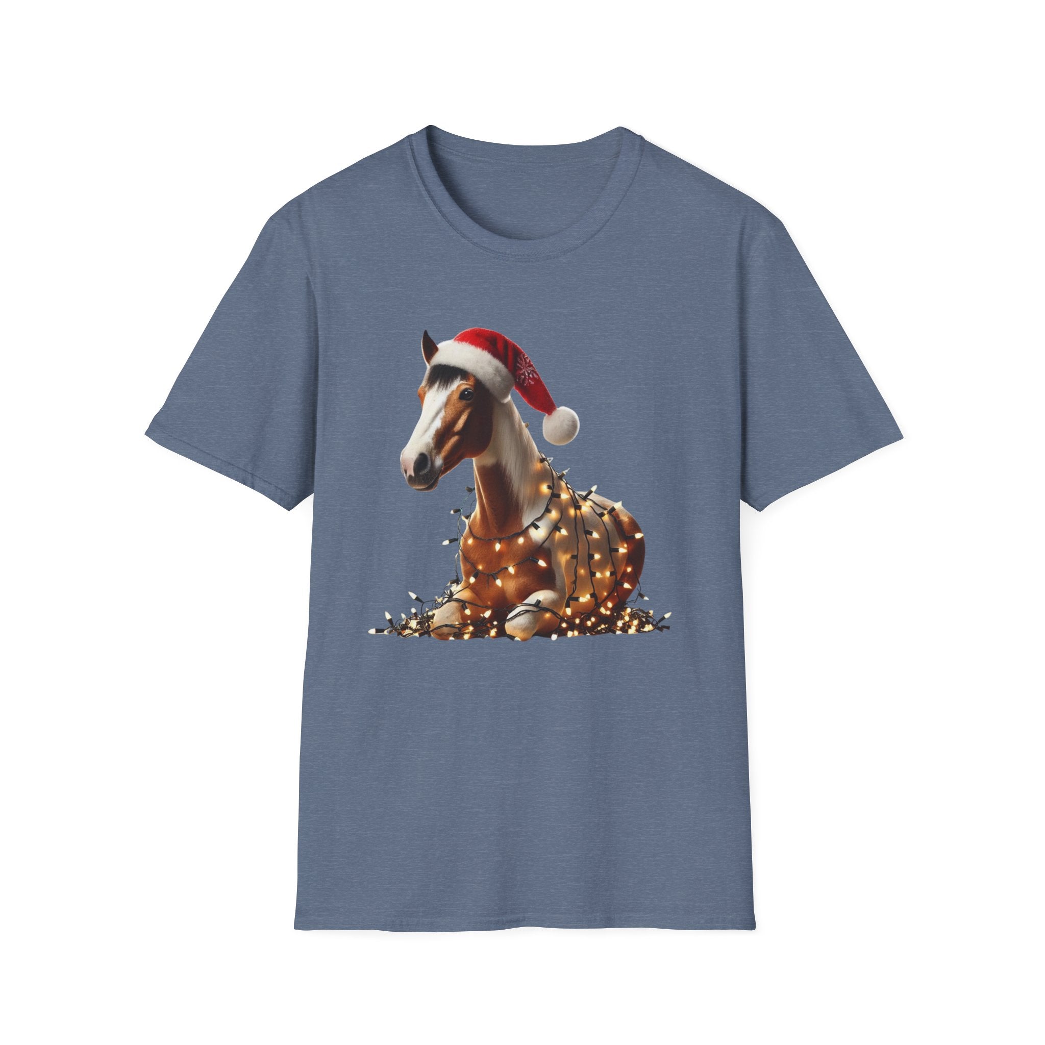 Thoroughbred Christmas Spirit - Unisex Softstyle T-Shirt