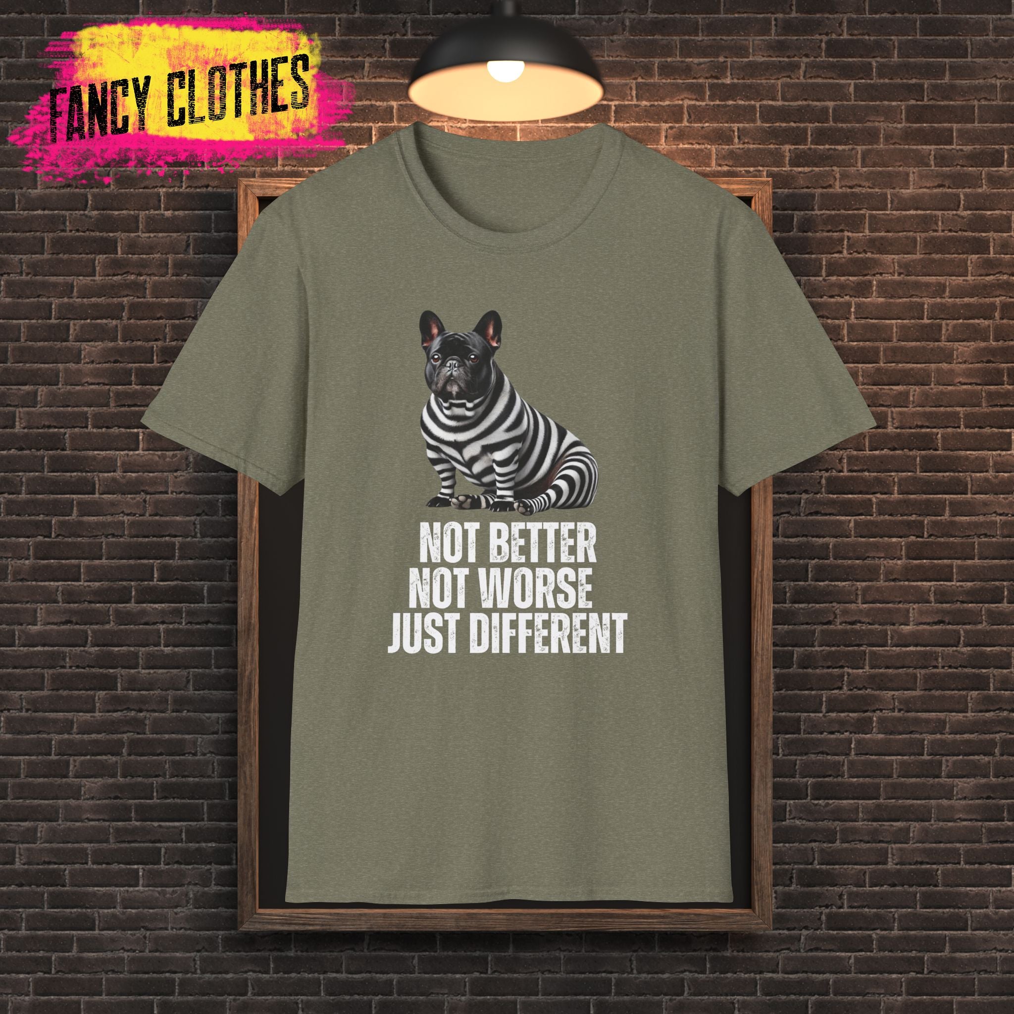 Unisex Softstyle T-Shirt - Frenchi Not better, not worse, just different