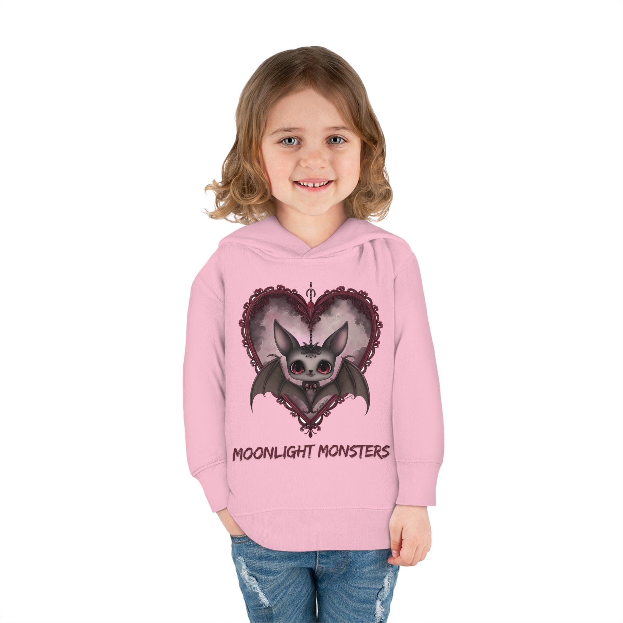 Moonlight Monsters Toddler Halloween Hoodie - Soft & Cozy Pullover for Little Ghouls!