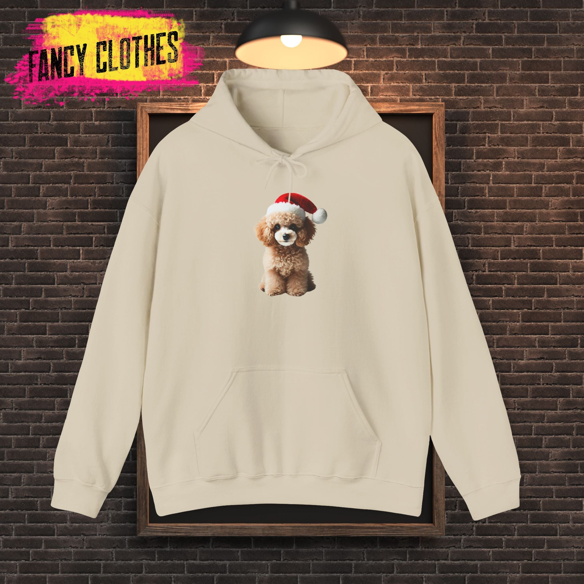 Christmas Poodle Hoodie - Unisex