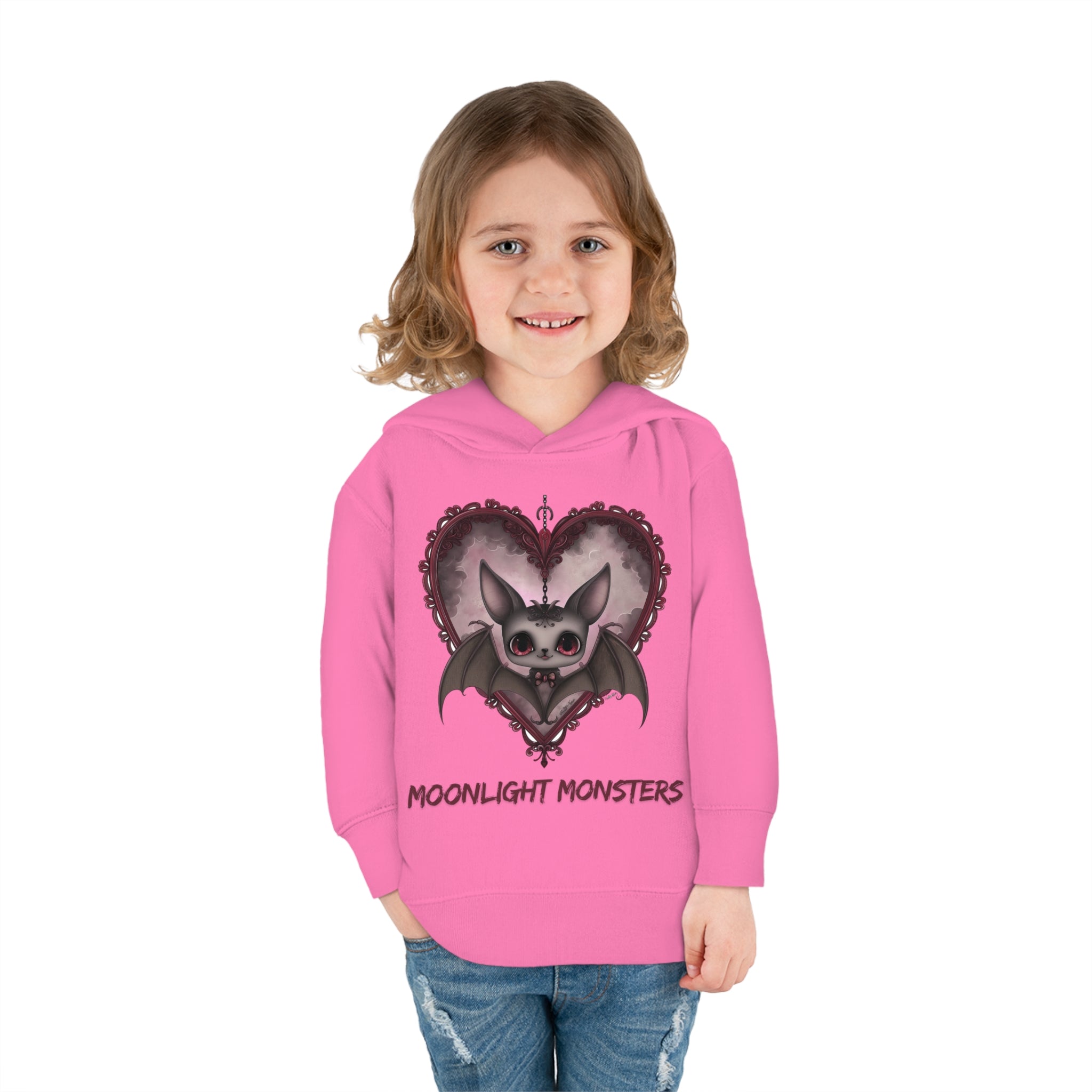 Moonlight Monsters Toddler Halloween Hoodie - Soft & Cozy Pullover for Little Ghouls!