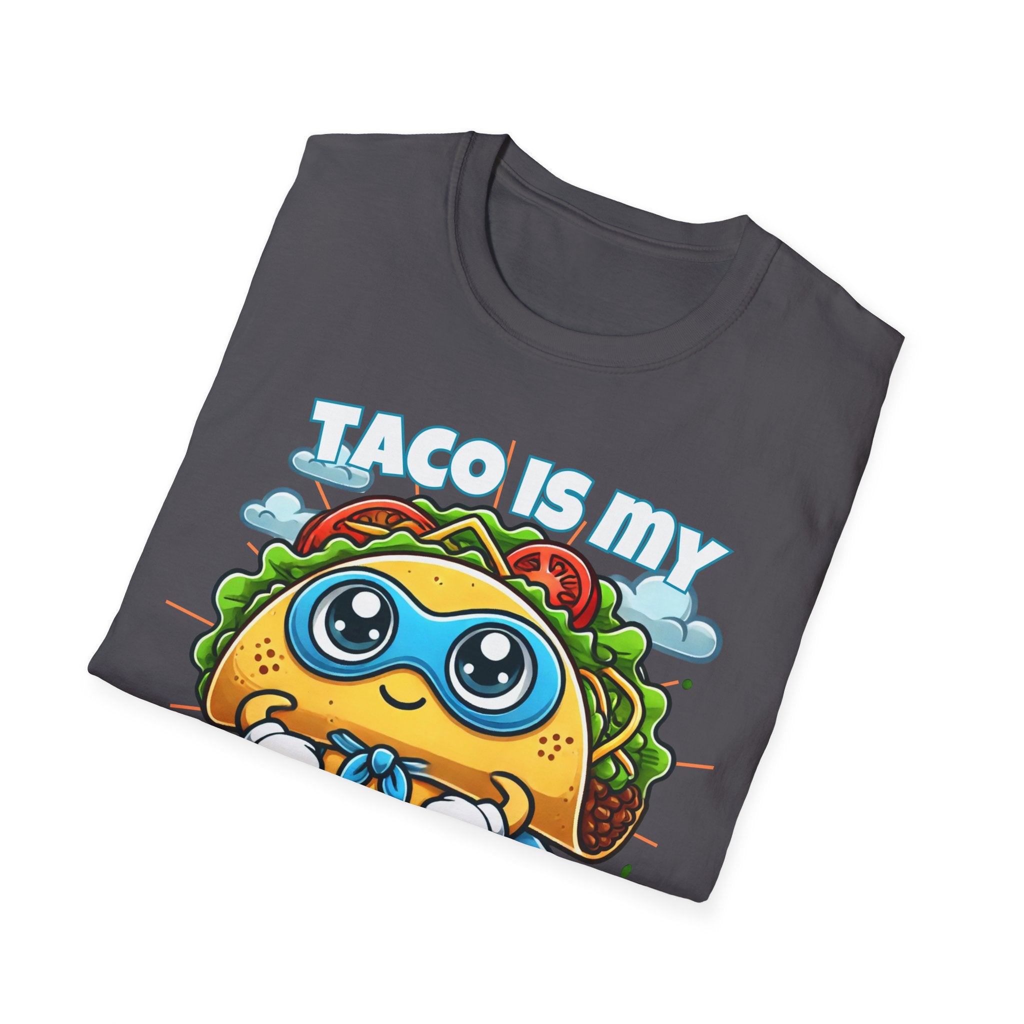 Taco Is My Spirit Animal Funny Quote Unisex Softstyle T-Shirt - For Her, For Him, Gift Idea, Humorous Tee, Casual Top, Mexican Food Lover