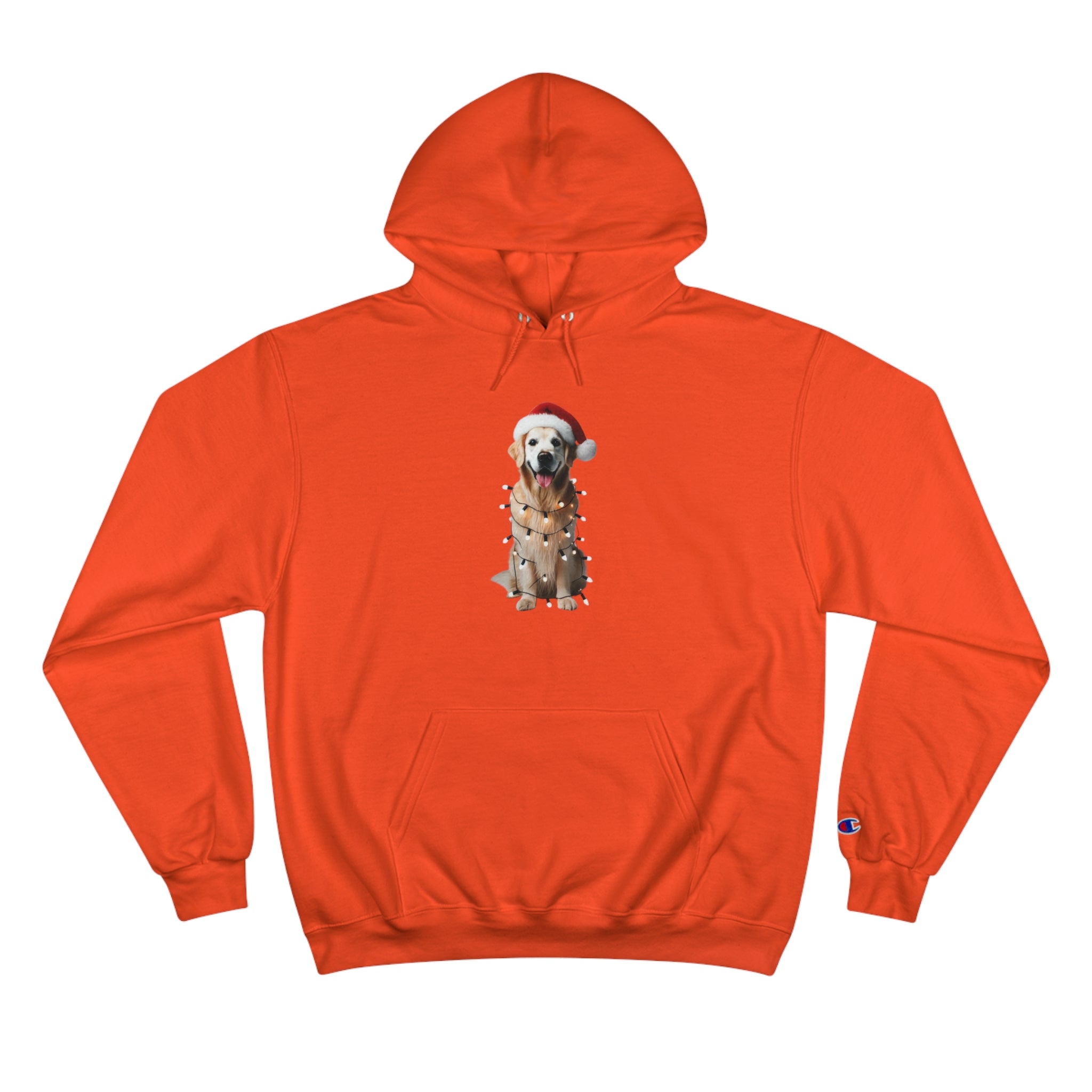 Golden Retriever Christmas Cheer - Champion Hoodie