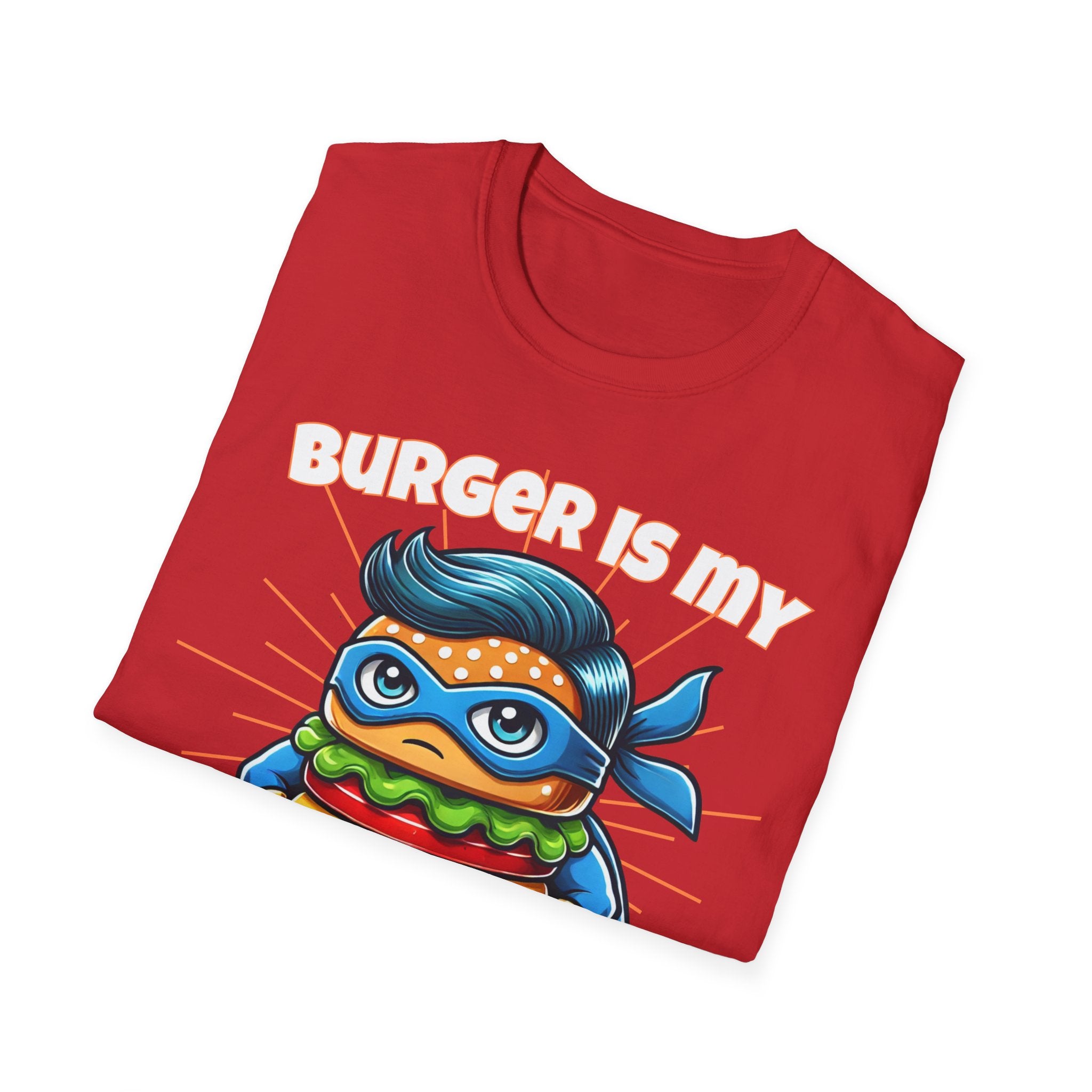 Funny Burger Spirit Animal Unisex T-Shirt, Hamburger Lover Tee, Fast Food Shirt, Foodie Gift, Humorous Graphic Tee