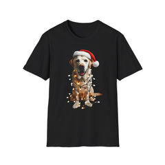 Merry XMas Labrador - Unisex Softstyle T-Shirt