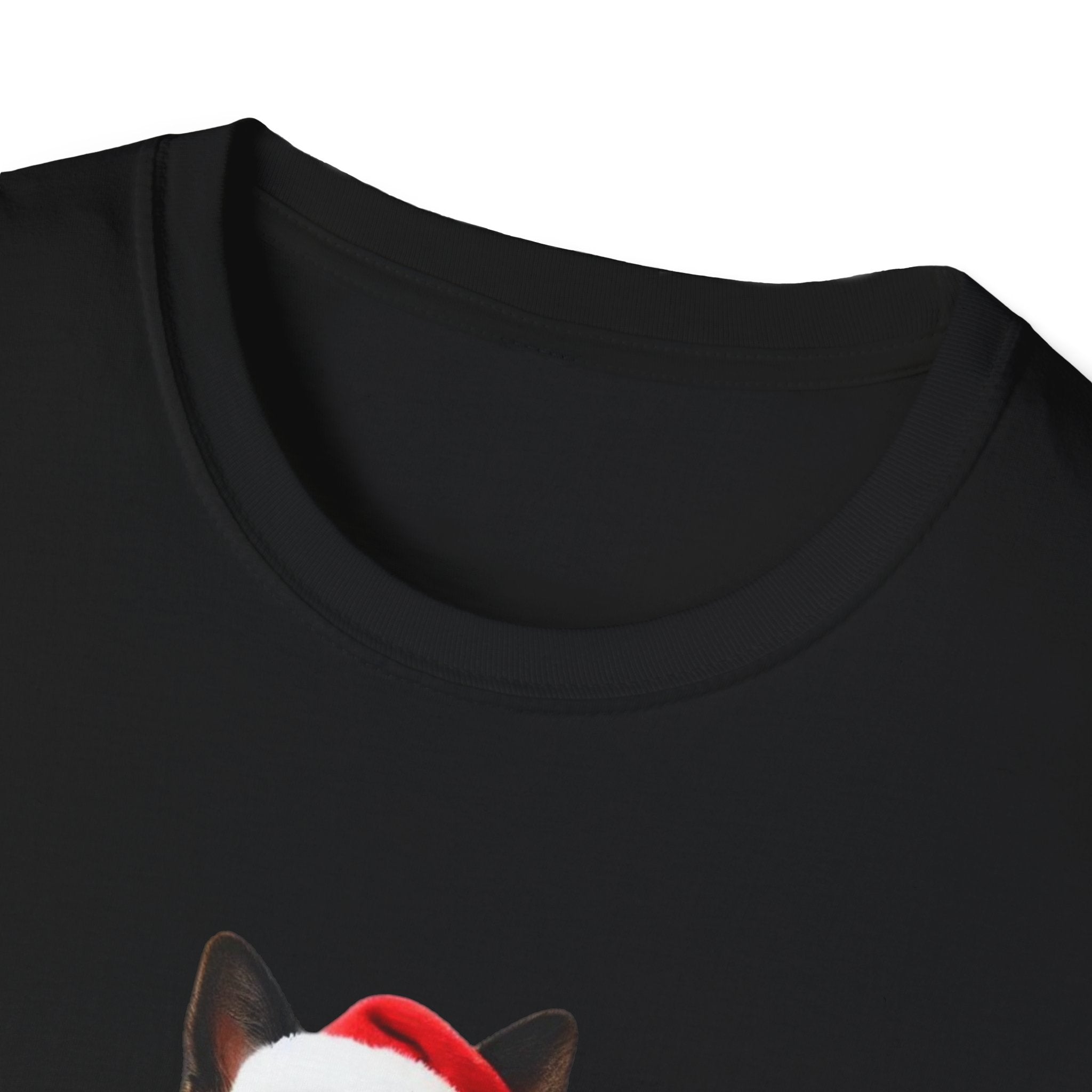 Festive German Shepherd - Unisex Softstyle T-Shirt