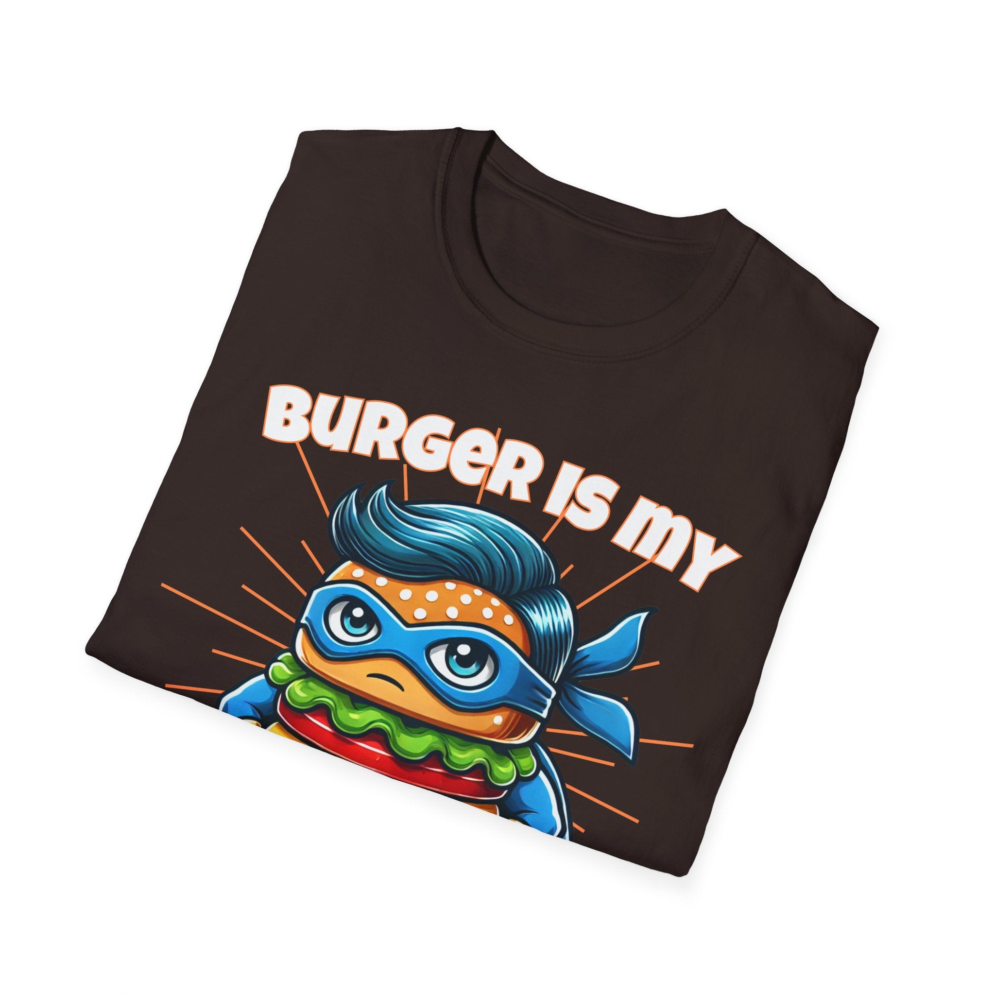 Funny Burger Spirit Animal Unisex T-Shirt, Hamburger Lover Tee, Fast Food Shirt, Foodie Gift, Humorous Graphic Tee