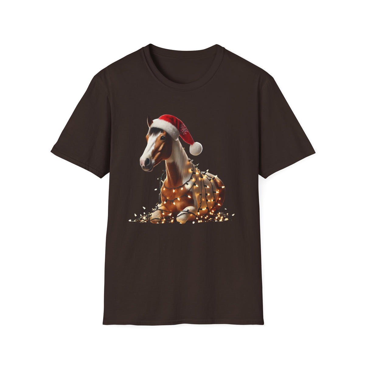 Thoroughbred Christmas Spirit - Unisex Softstyle T-Shirt