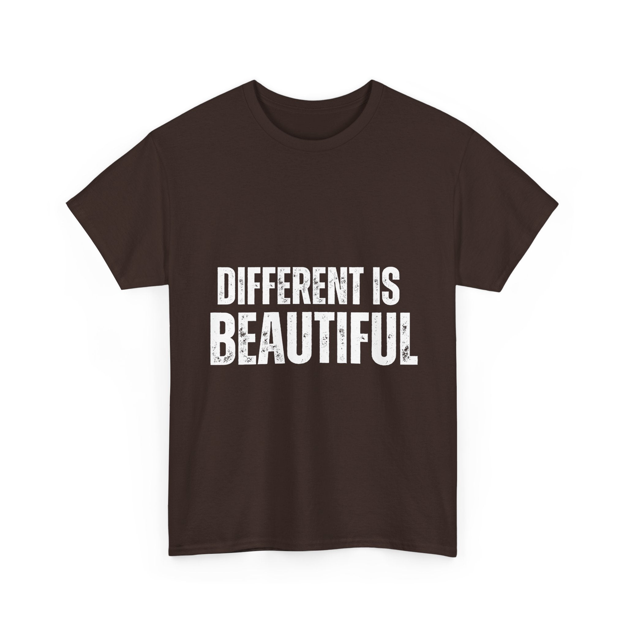 Different is Beautiful Unisex Tee, Inspirational Quote Shirt, Graphic T-Shirt, Unique Gift, Cotton Top