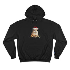 Christmas Persian Cat - Champion Hoodie