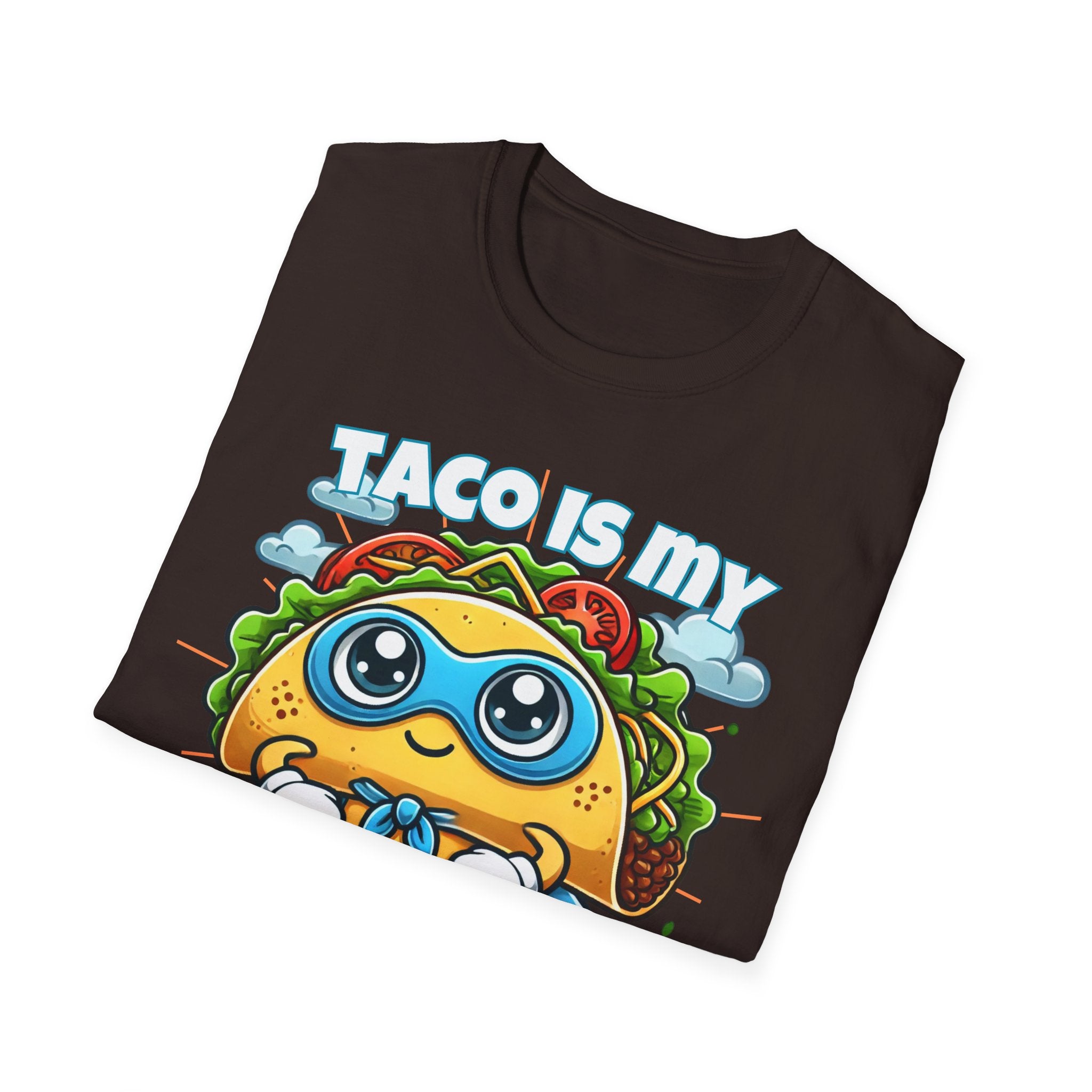 Taco Is My Spirit Animal Funny Quote Unisex Softstyle T-Shirt - For Her, For Him, Gift Idea, Humorous Tee, Casual Top, Mexican Food Lover