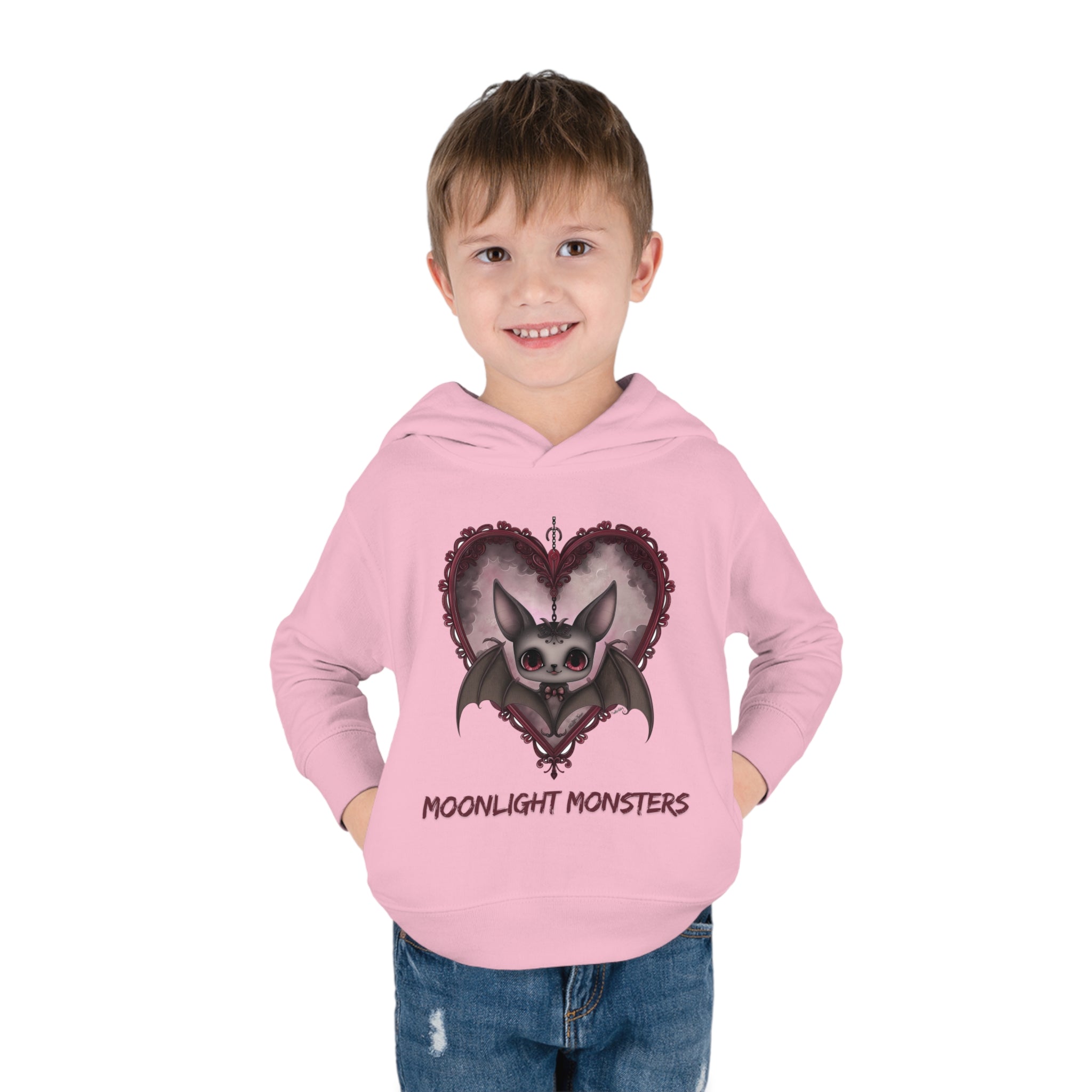 Moonlight Monsters Toddler Halloween Hoodie - Soft & Cozy Pullover for Little Ghouls!