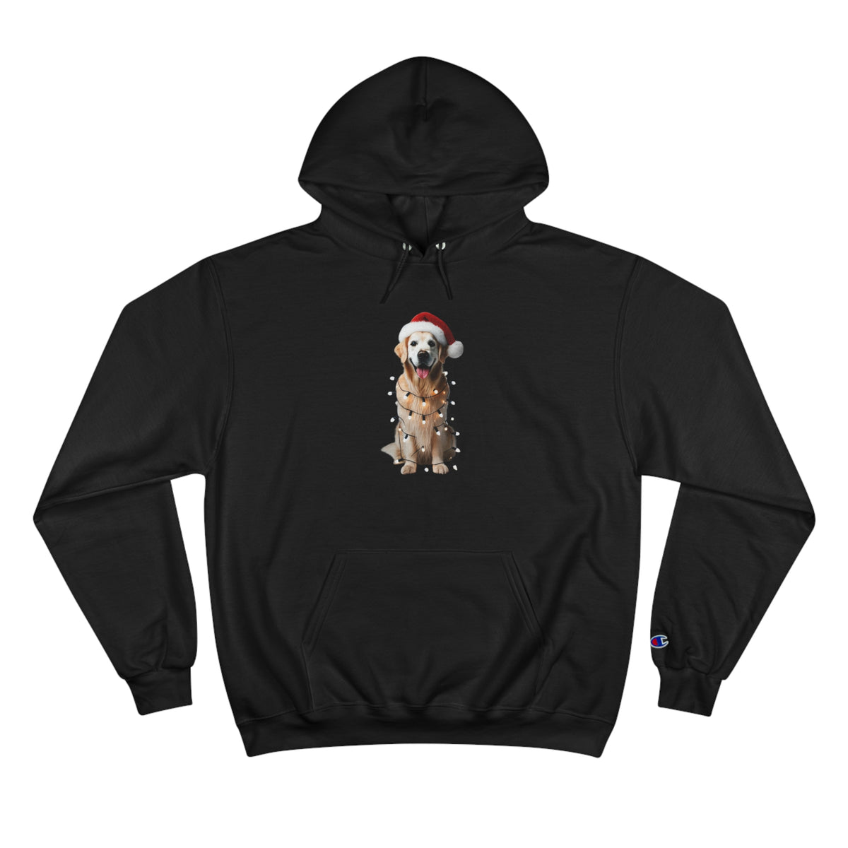 Golden Retriever Christmas Cheer - Champion Hoodie