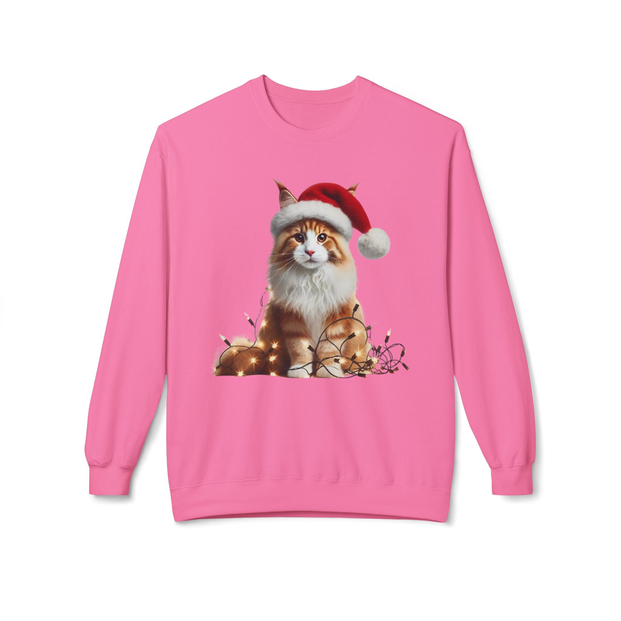 Jolly Maine Coon - Unisex Midweight Softstyle Fleece Crewneck Sweatshirt