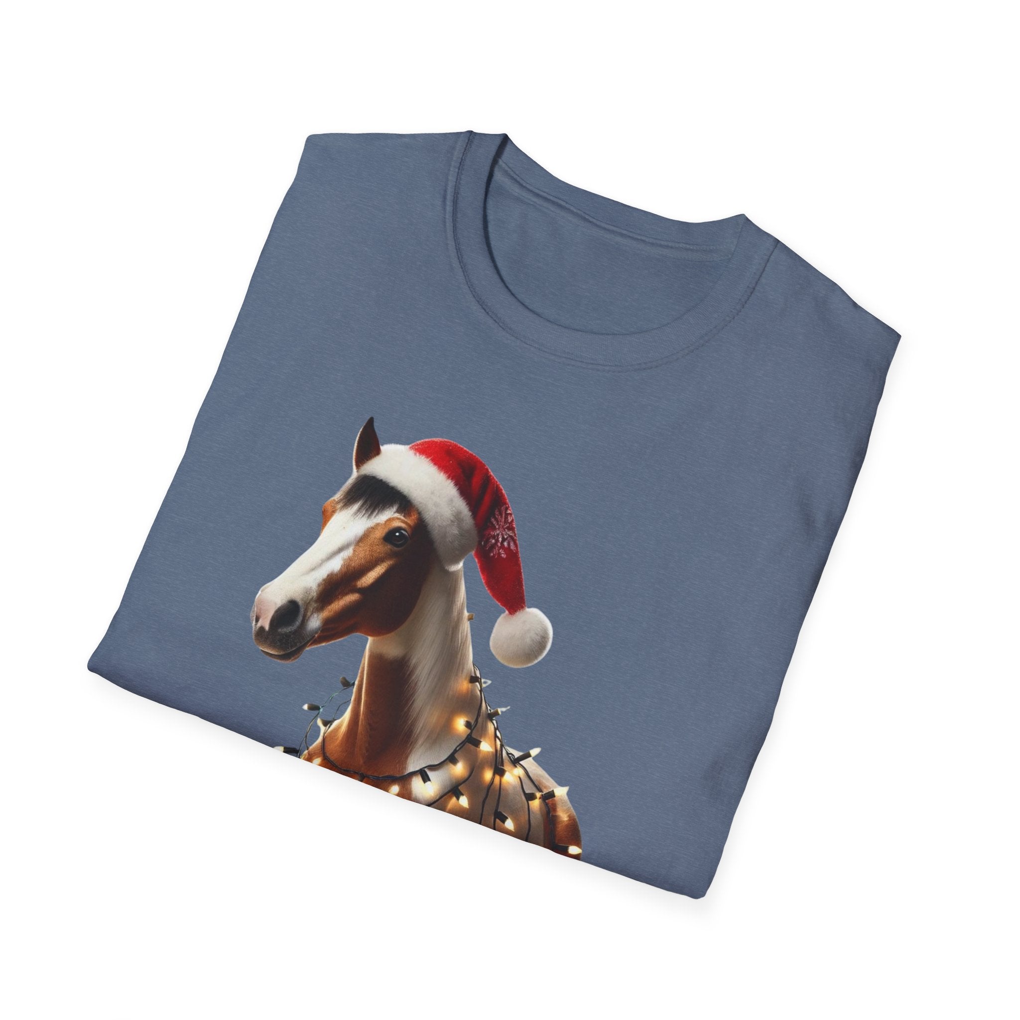 Thoroughbred Christmas Spirit - Unisex Softstyle T-Shirt