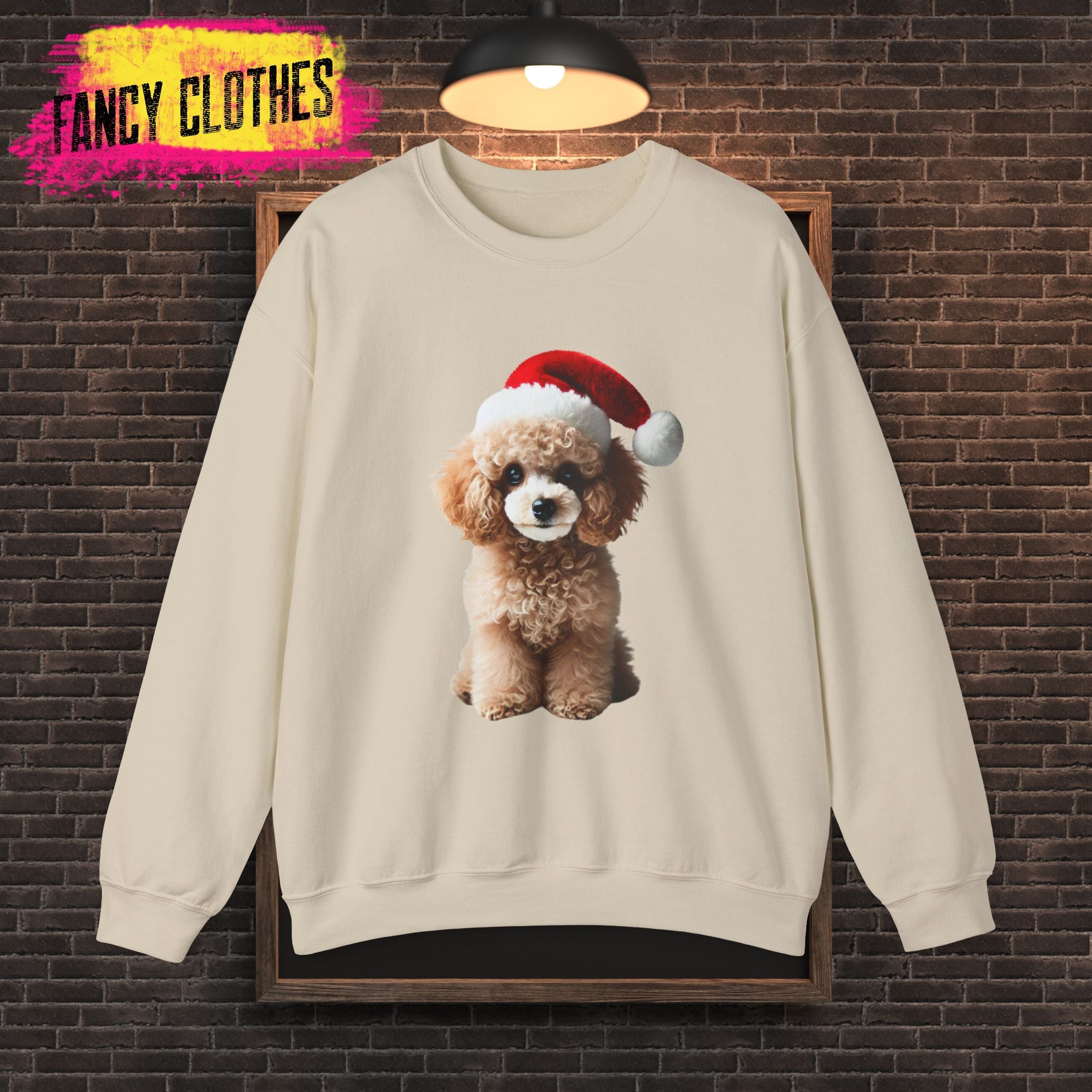 Christmas Poodle Sweatshirt