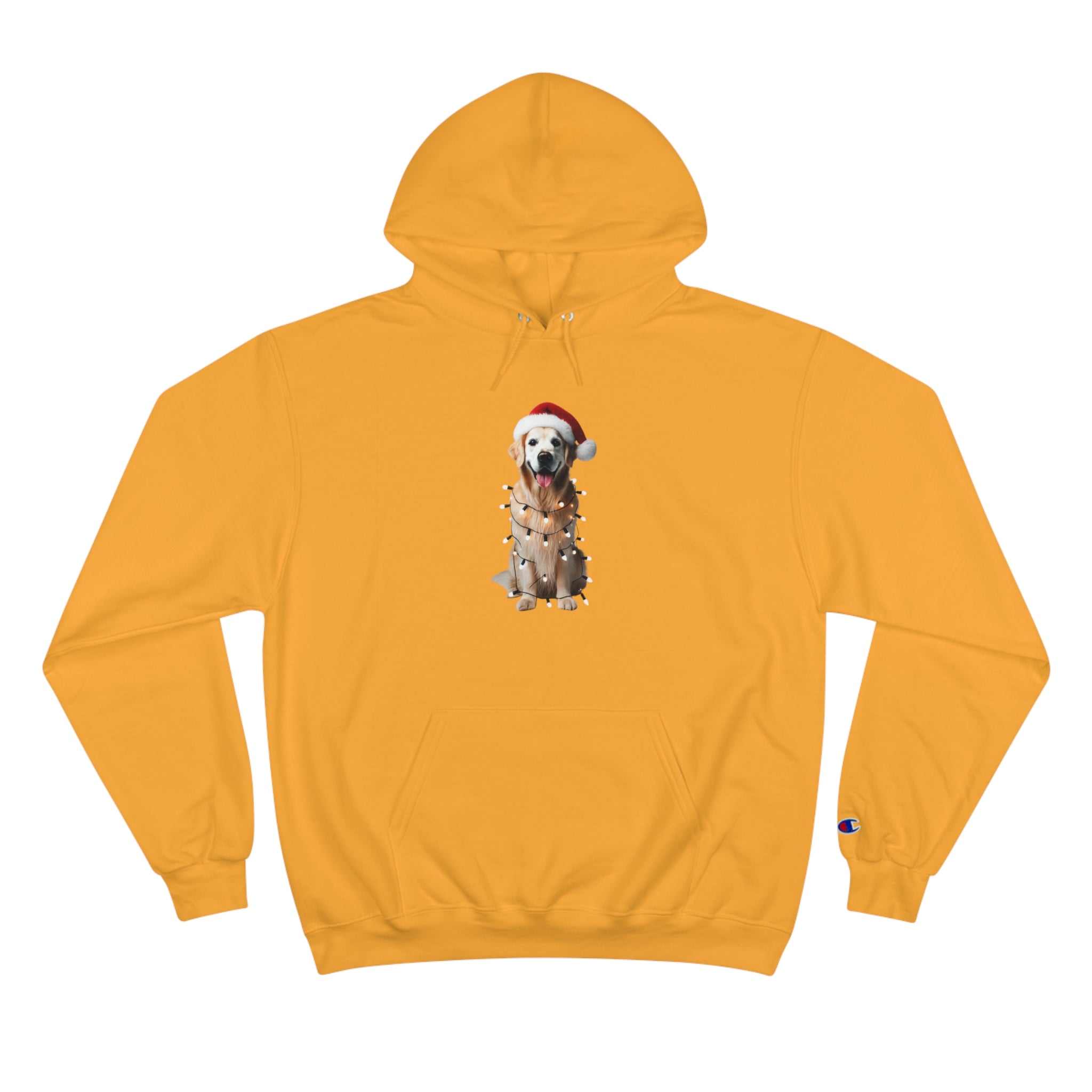 Golden Retriever Christmas Cheer - Champion Hoodie