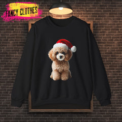 Christmas Poodle Sweatshirt