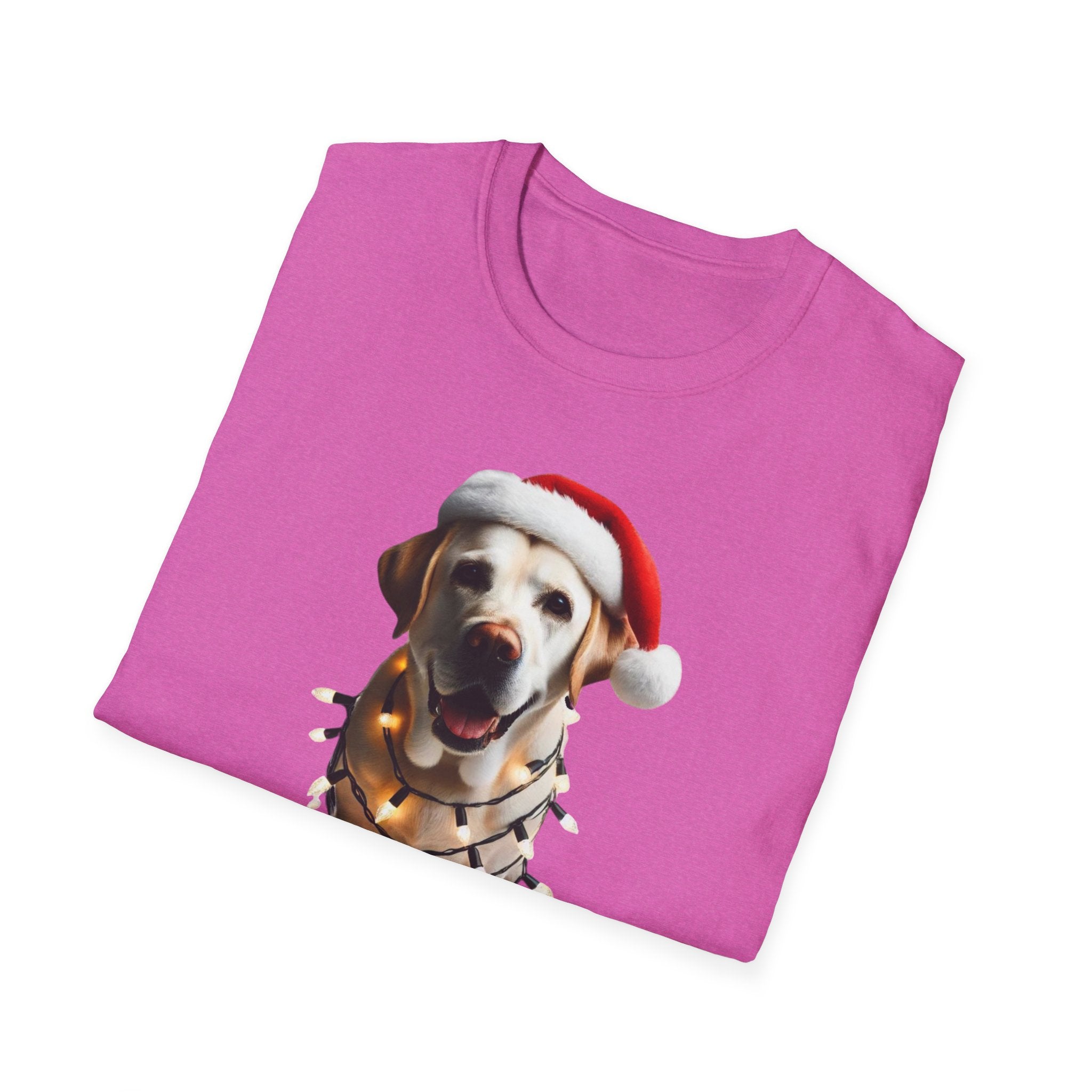 Merry XMas Labrador - Unisex Softstyle T-Shirt