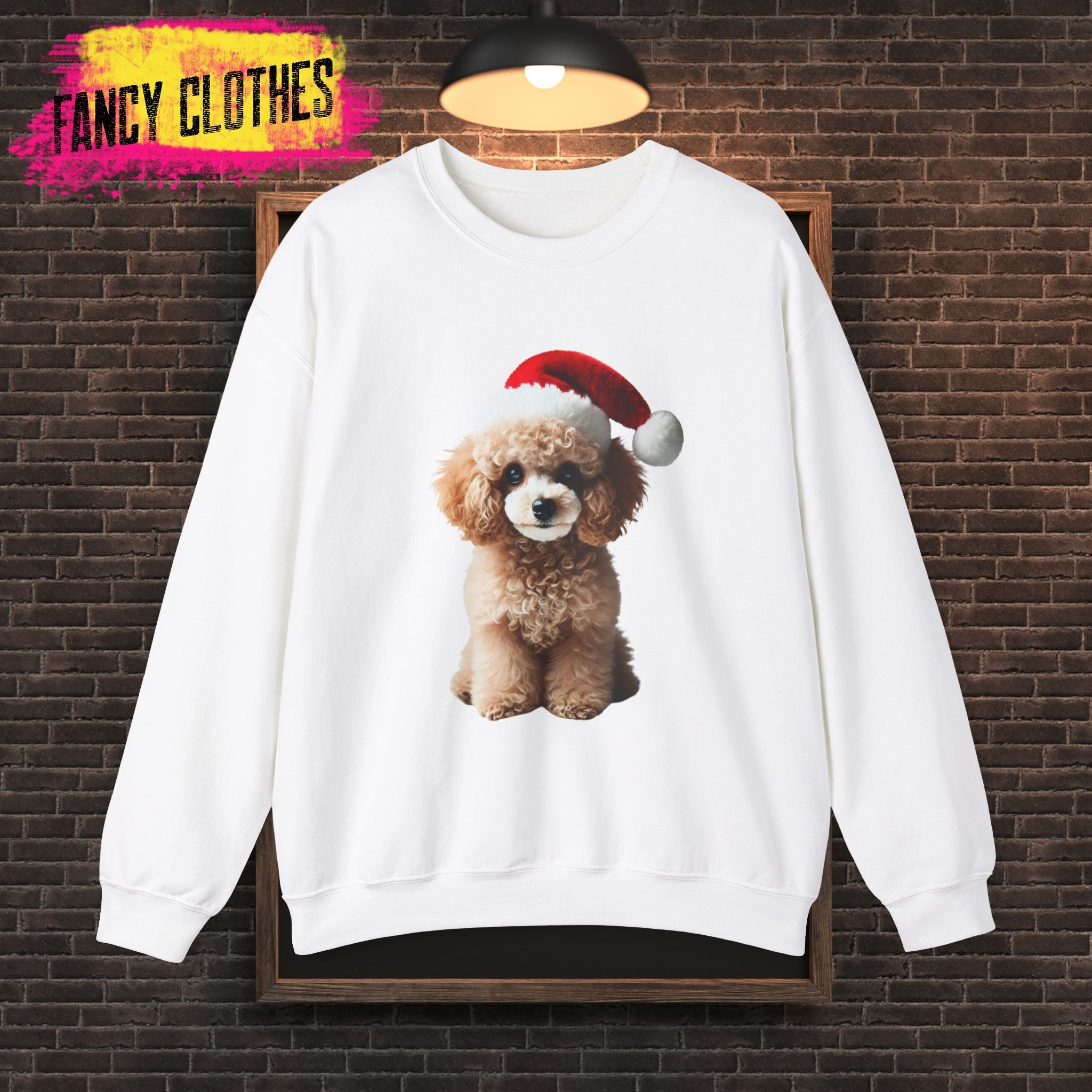 Christmas Poodle Sweatshirt