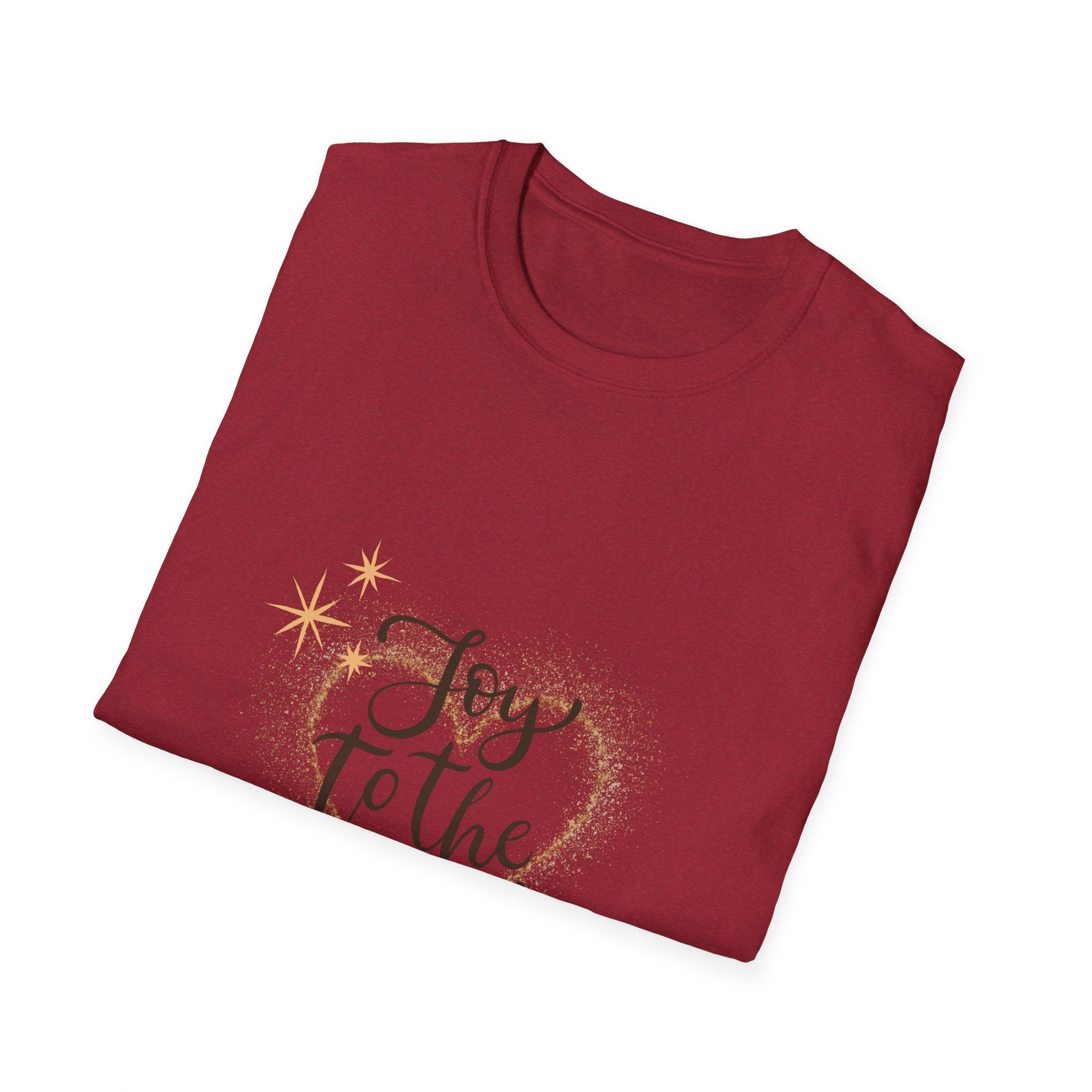 Christmas Joy Unisex Softstyle T-Shirt, Holiday Tee, Festive Apparel, Xmas Shirt, Winter Clothing