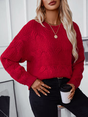 Round Neck Long Sleeve Sweater