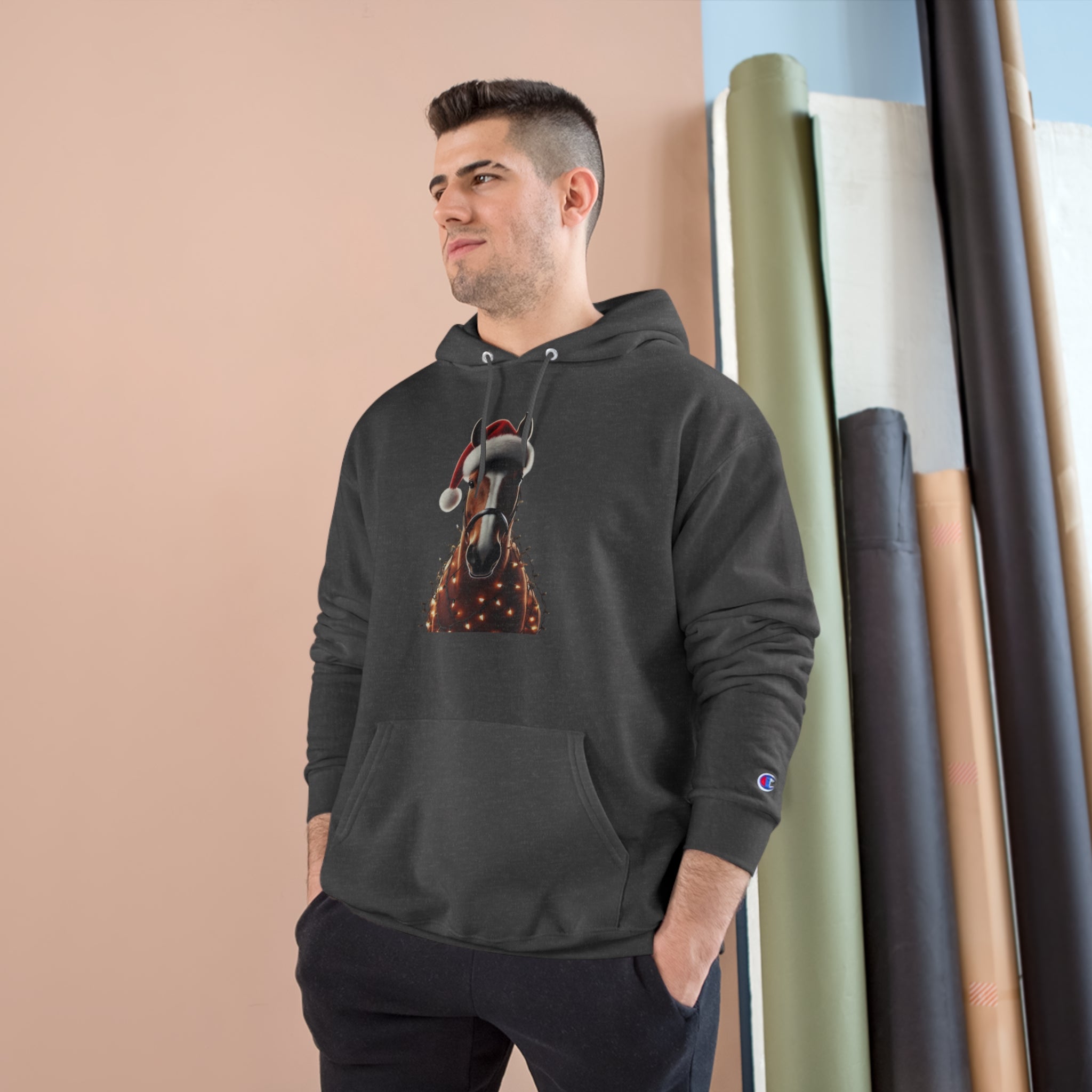 Holiday Quarter Horse - Champion Hoodie