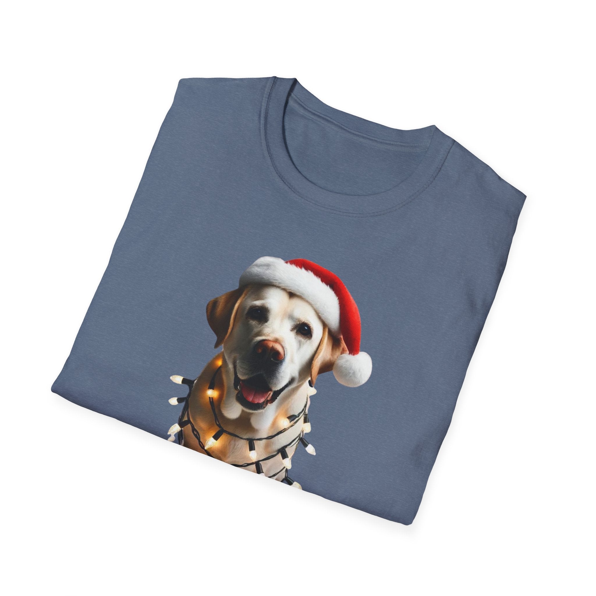 Merry XMas Labrador - Unisex Softstyle T-Shirt