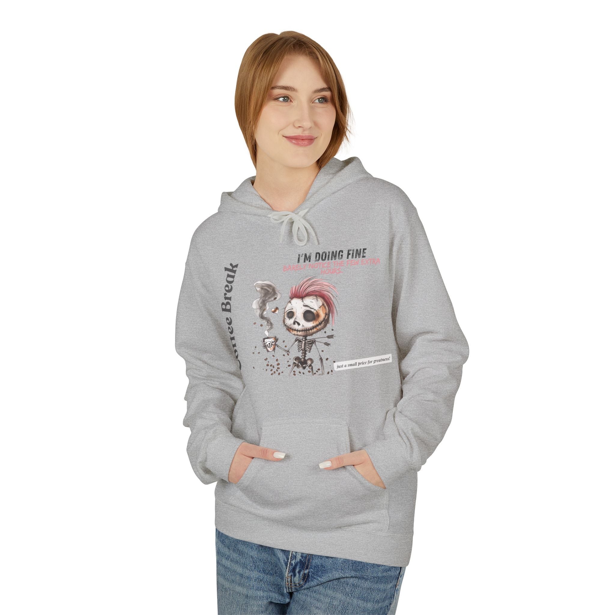 Unisex Midweight Softstyle Fleece Hoodie - Coffee Break